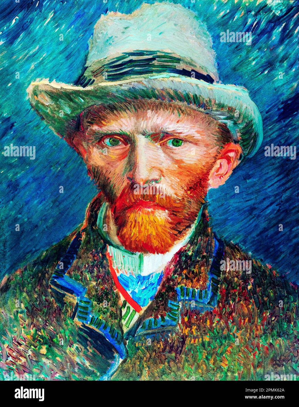 Vincent Van Gogh Self Portrait painting Stock Photo