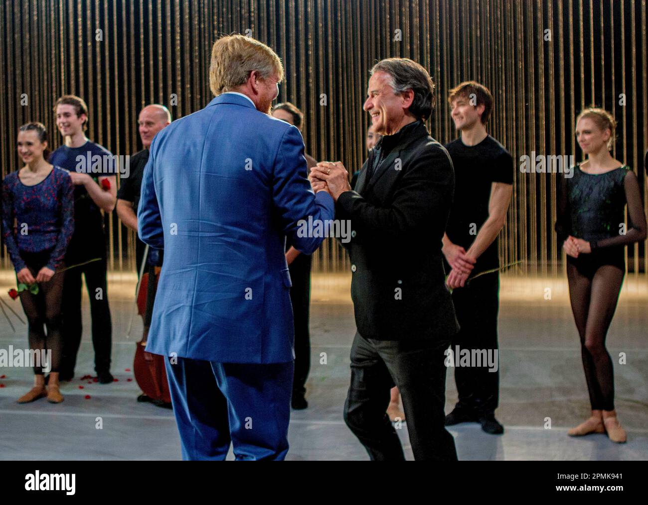 King WillemAlexander of The Netherlands at Amare in The Hague, on