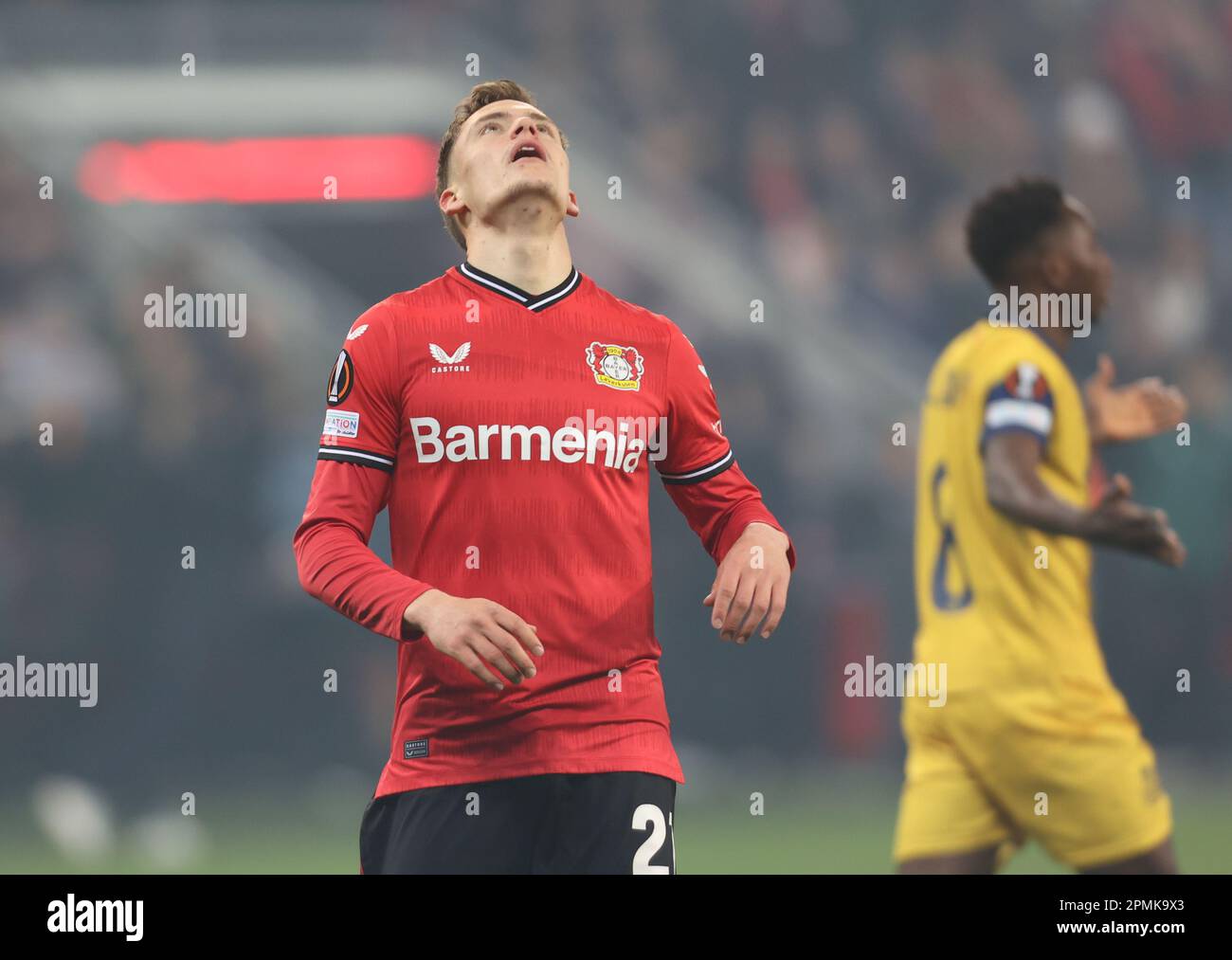 Leverkusen, Germany. 13th Apr, 2023. Florian Wirtz (Bayer04), UEFA