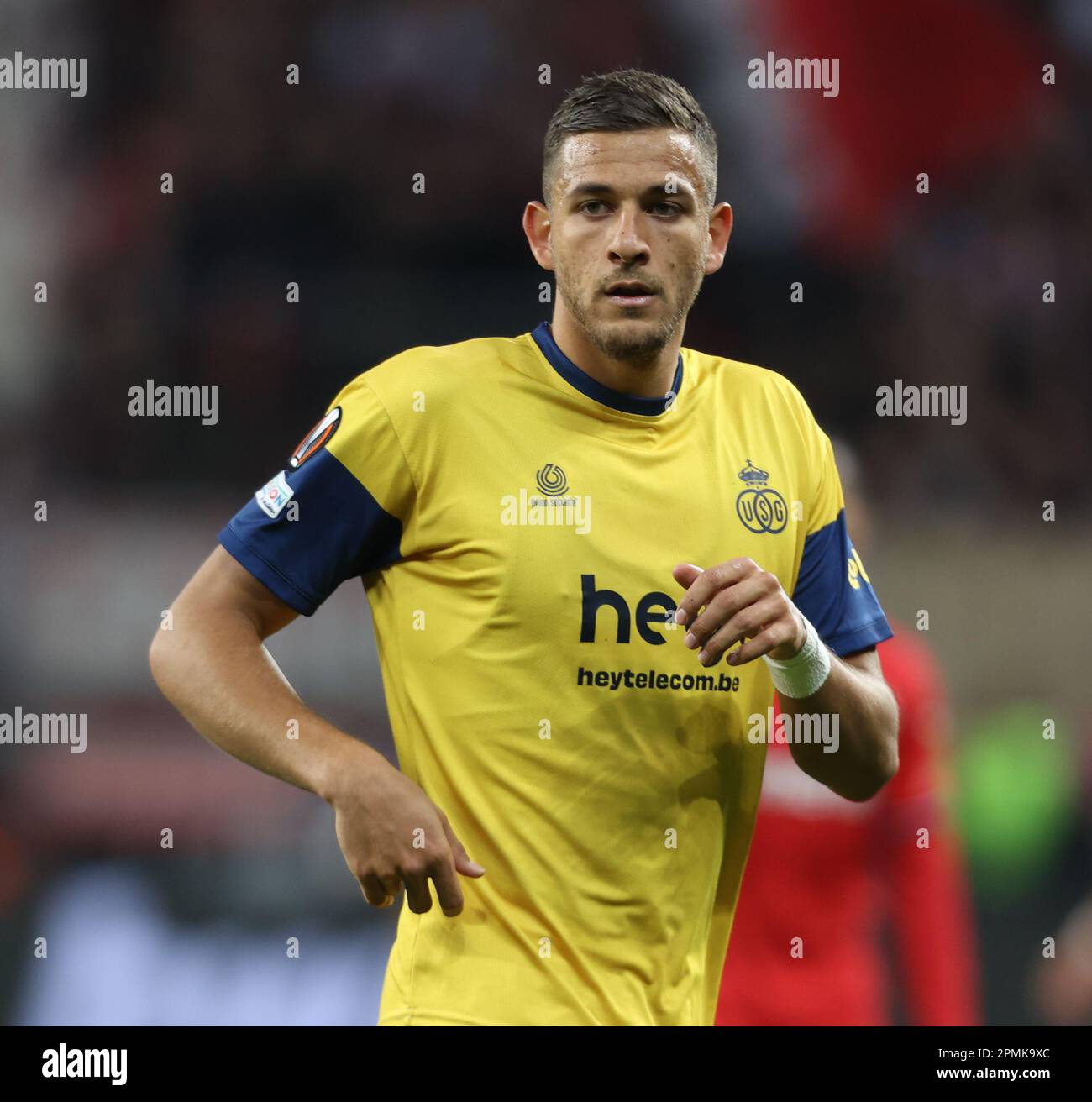 Leverkusen, Germany. 13th Apr, 2023. Ismael Kandouss (SaintGilloise