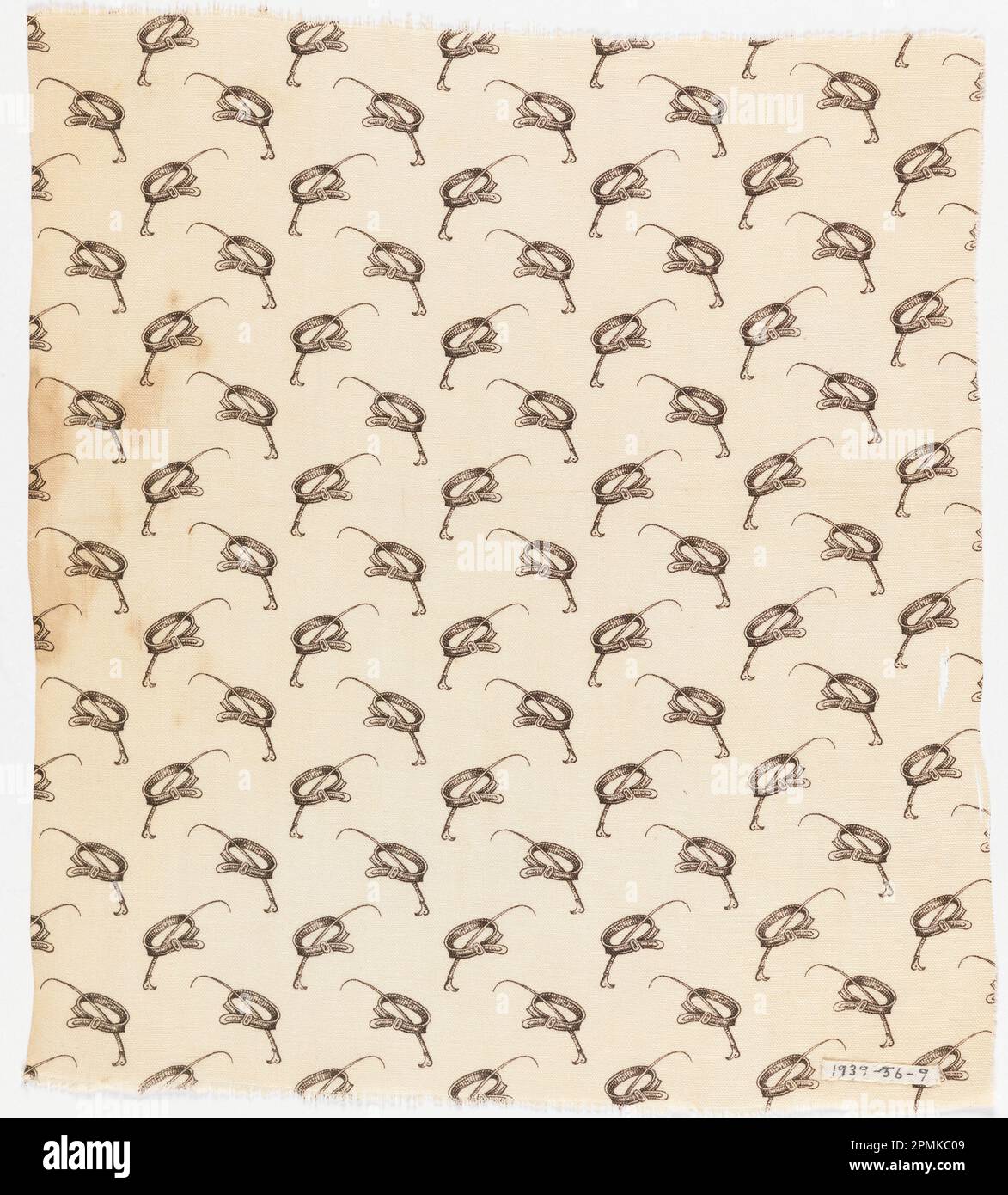 Textile Sample (USA); Manufactured by American Print Works; cotton ...