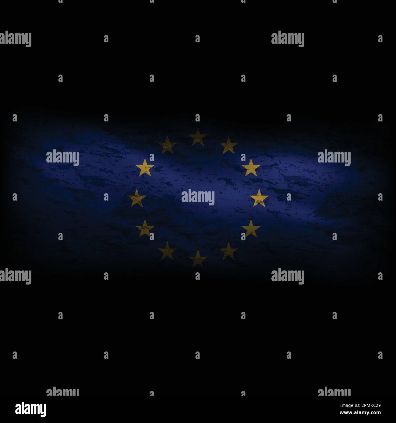 Europe Union flag textile black grunge Stock Vector Image & Art - Alamy