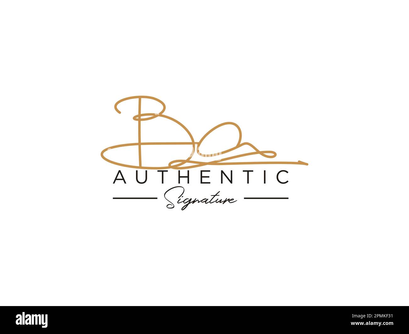 BO Signature Logo Template Vector Stock Vector Image & Art - Alamy