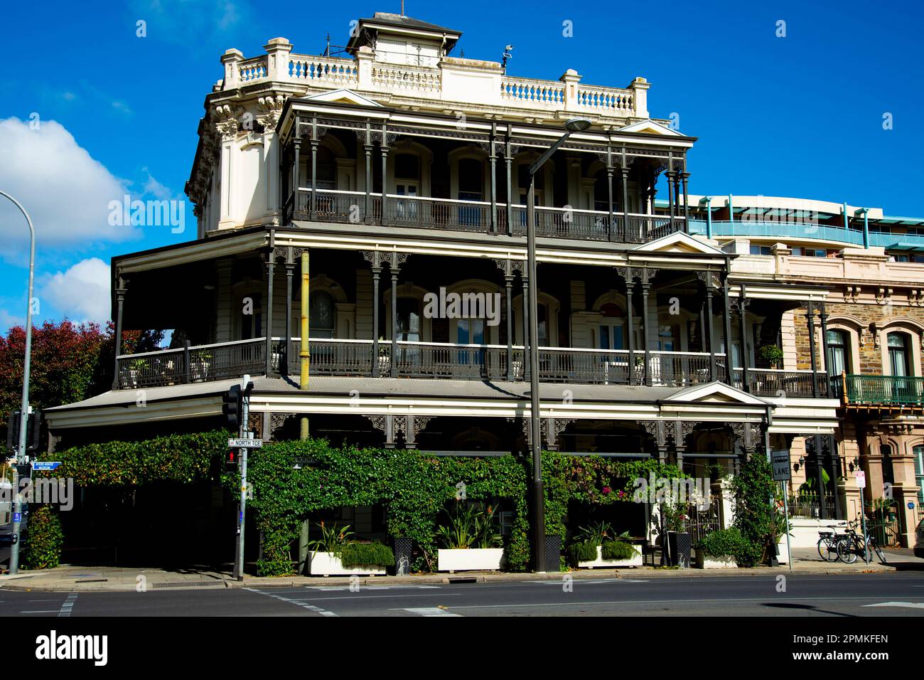 Terrace Building Adelaide Australia Stock Photo Alamy