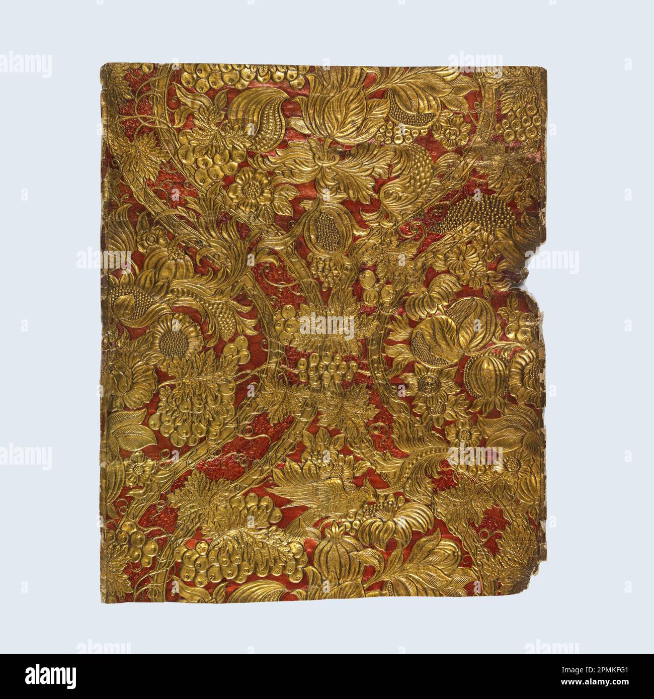 Sidewall (Japan); block-printed paper, embossed; 114 x 91 cm (44 7/8 x 35 13/16 in.) Stock Photo