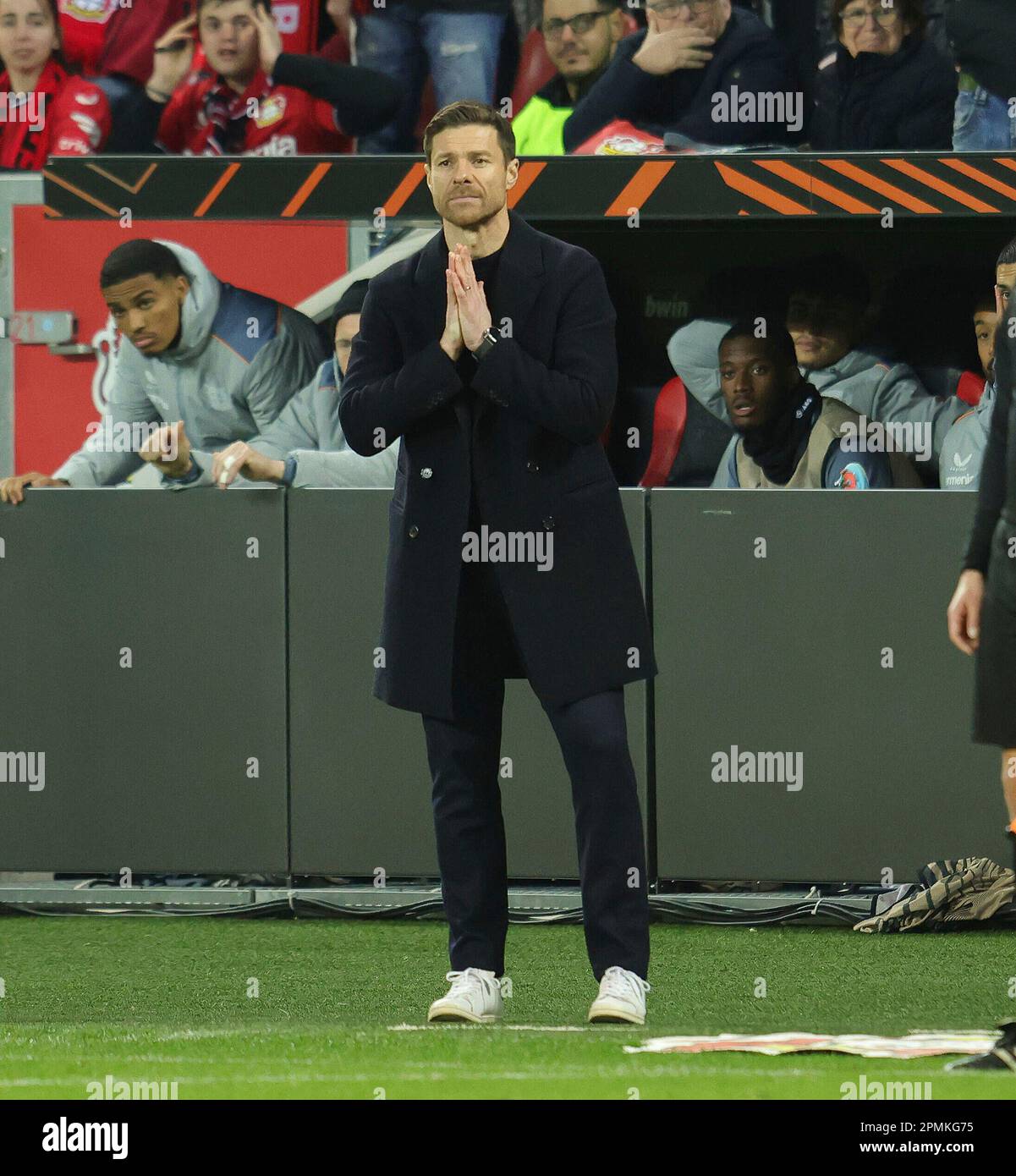 Leverkusen, Deutschland. 13th Apr, 2023. firo 04/13/2023, football