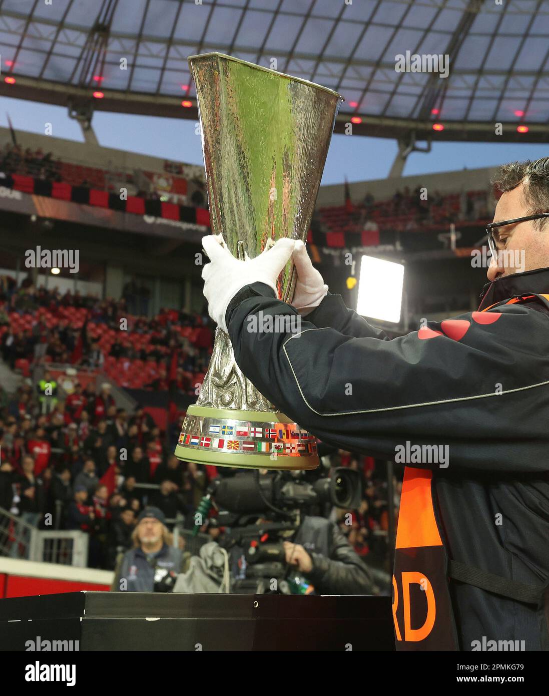 Leverkusen, Deutschland. 13th Apr, 2023. firo 04/13/2023, football