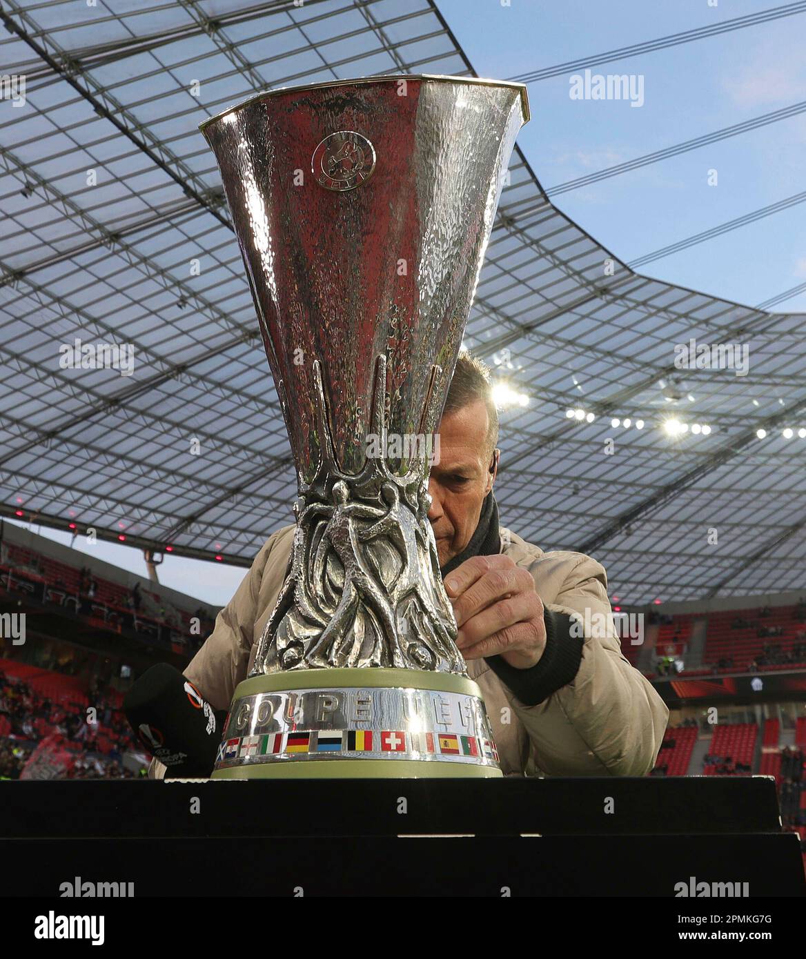 Leverkusen, Deutschland. 13th Apr, 2023. firo 04/13/2023, football