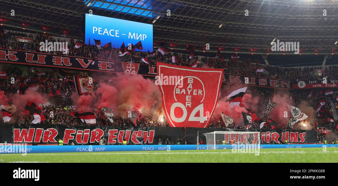 Leverkusen, Deutschland. 13th Apr, 2023. firo 04/13/2023, football