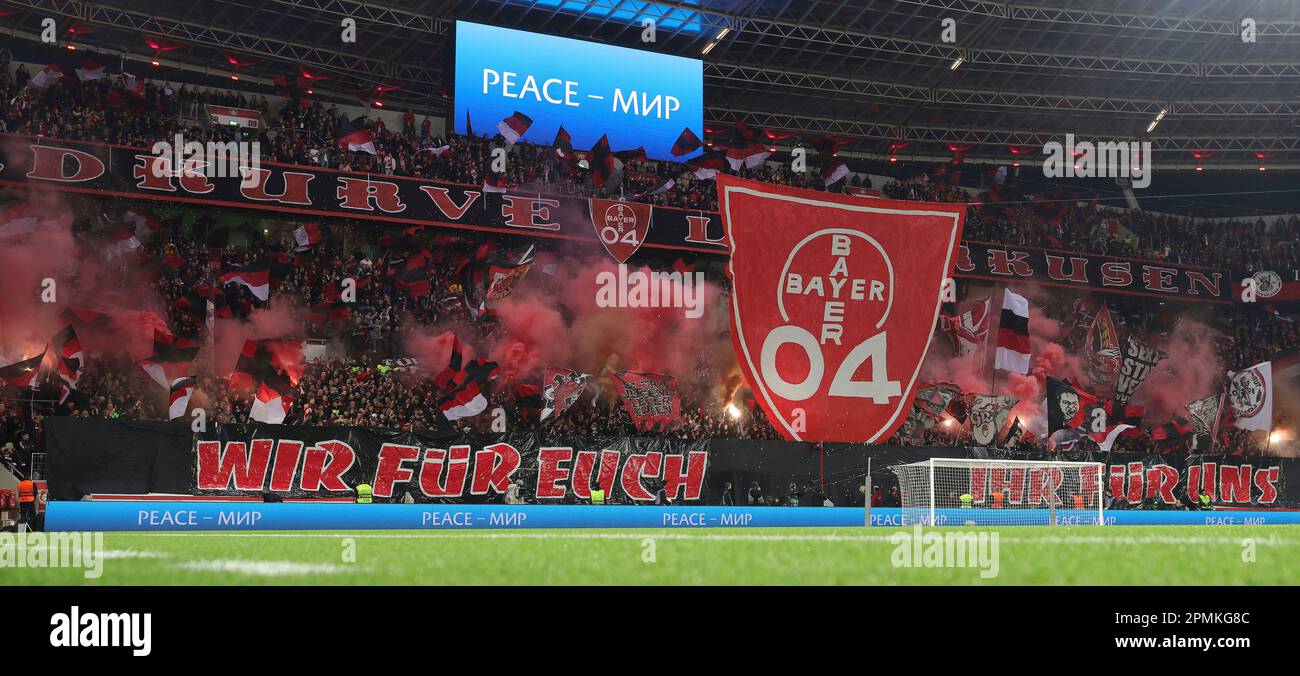 Leverkusen, Deutschland. 13th Apr, 2023. firo 04/13/2023, football