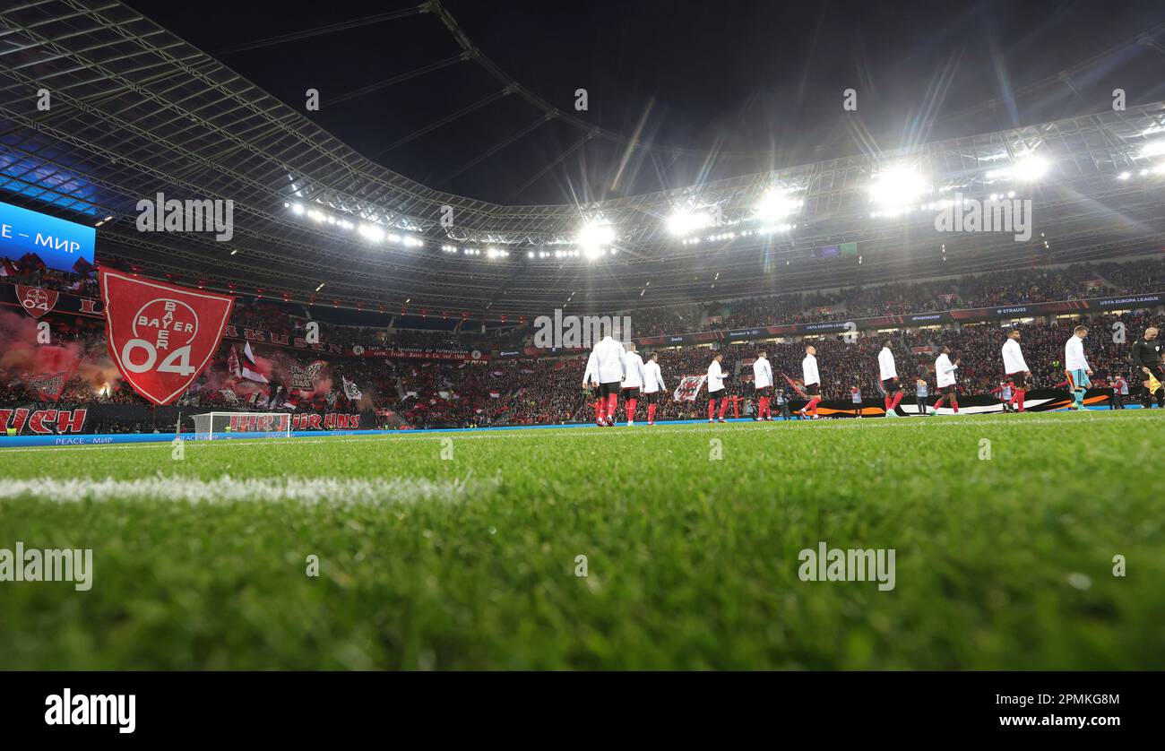 Leverkusen, Deutschland. 13th Apr, 2023. firo 04/13/2023, football