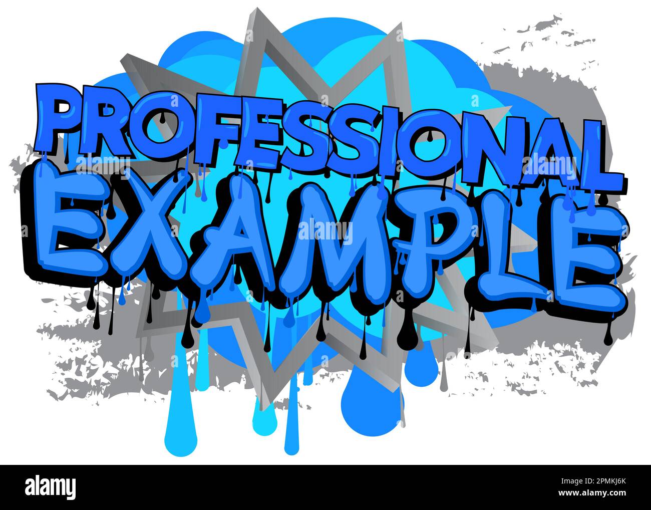 Professional Example. Graffiti tag. Abstract modern street art