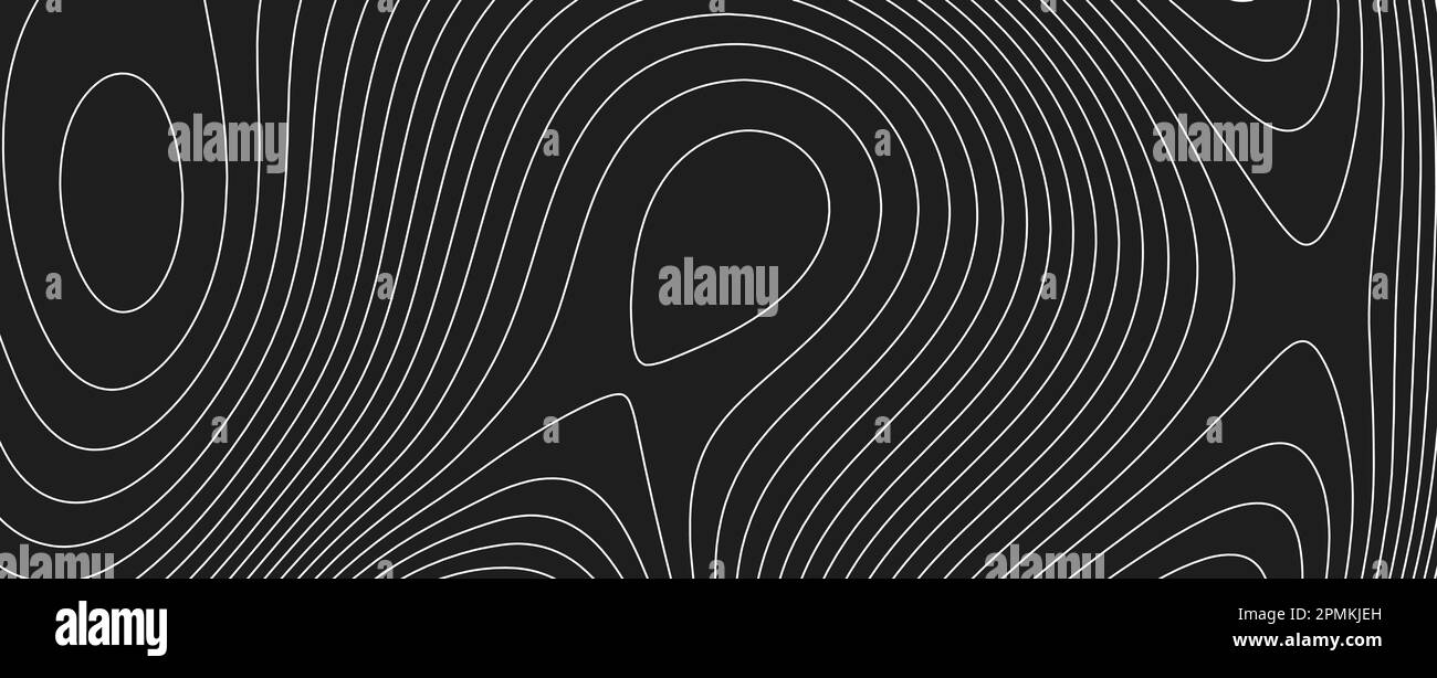 Terrain topographic map concept. Mountain height contour lines