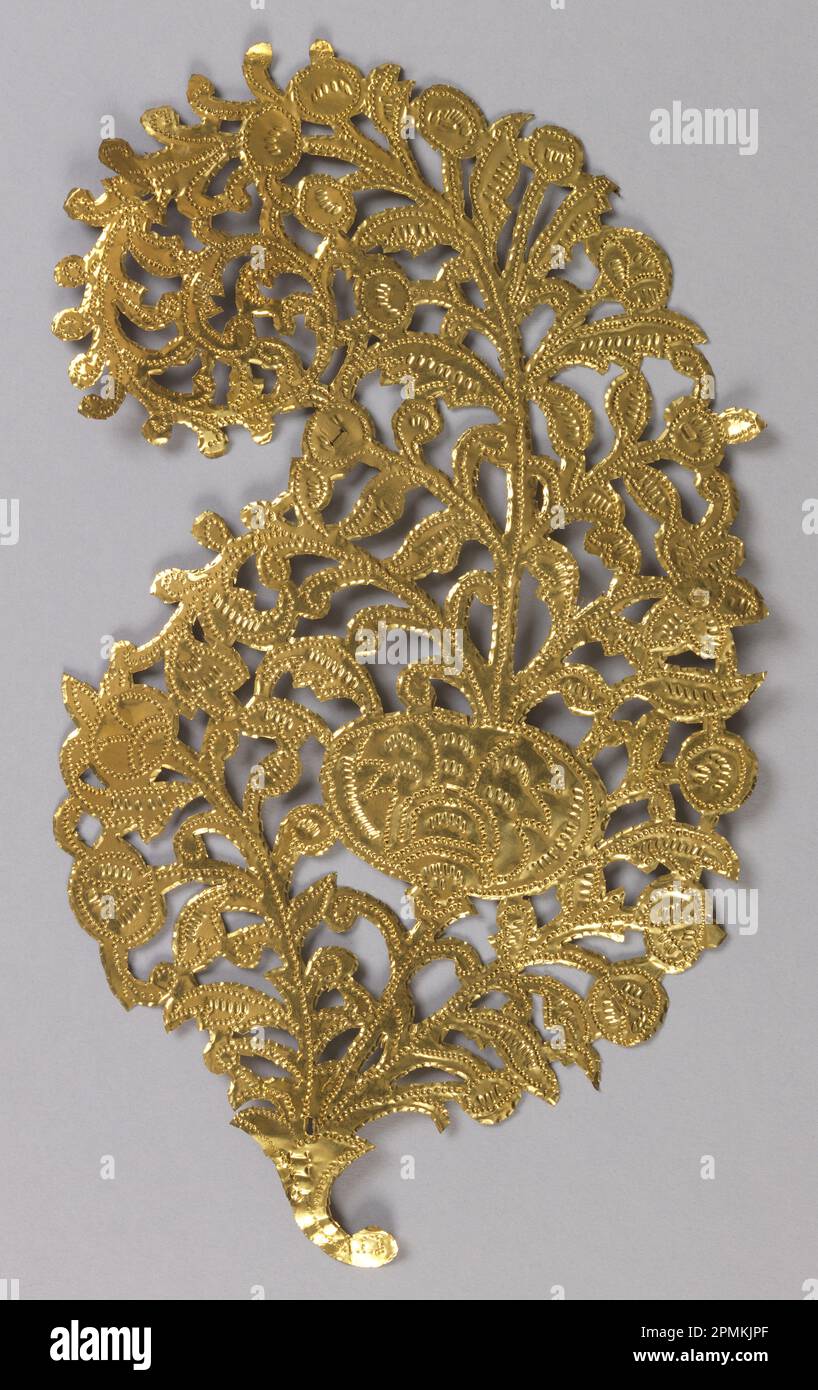 Cutout Decorative Foil (India); Designed by Lockwood de Forest (American, 18501932); Made by