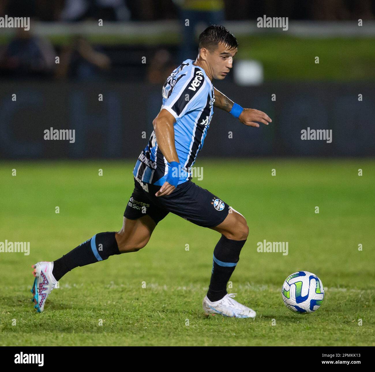 Natal, Brazil, 13th Apr, 2023. Franco Cristaldo of Gremio, during the match between ABC-RN and Gremio, for the Brazil Cup 2023, at Frasqueirao Stadium, in Natal on April 13. Photo: Richard Ducker/DiaEsportivo/Alamy Live News Stock Photo