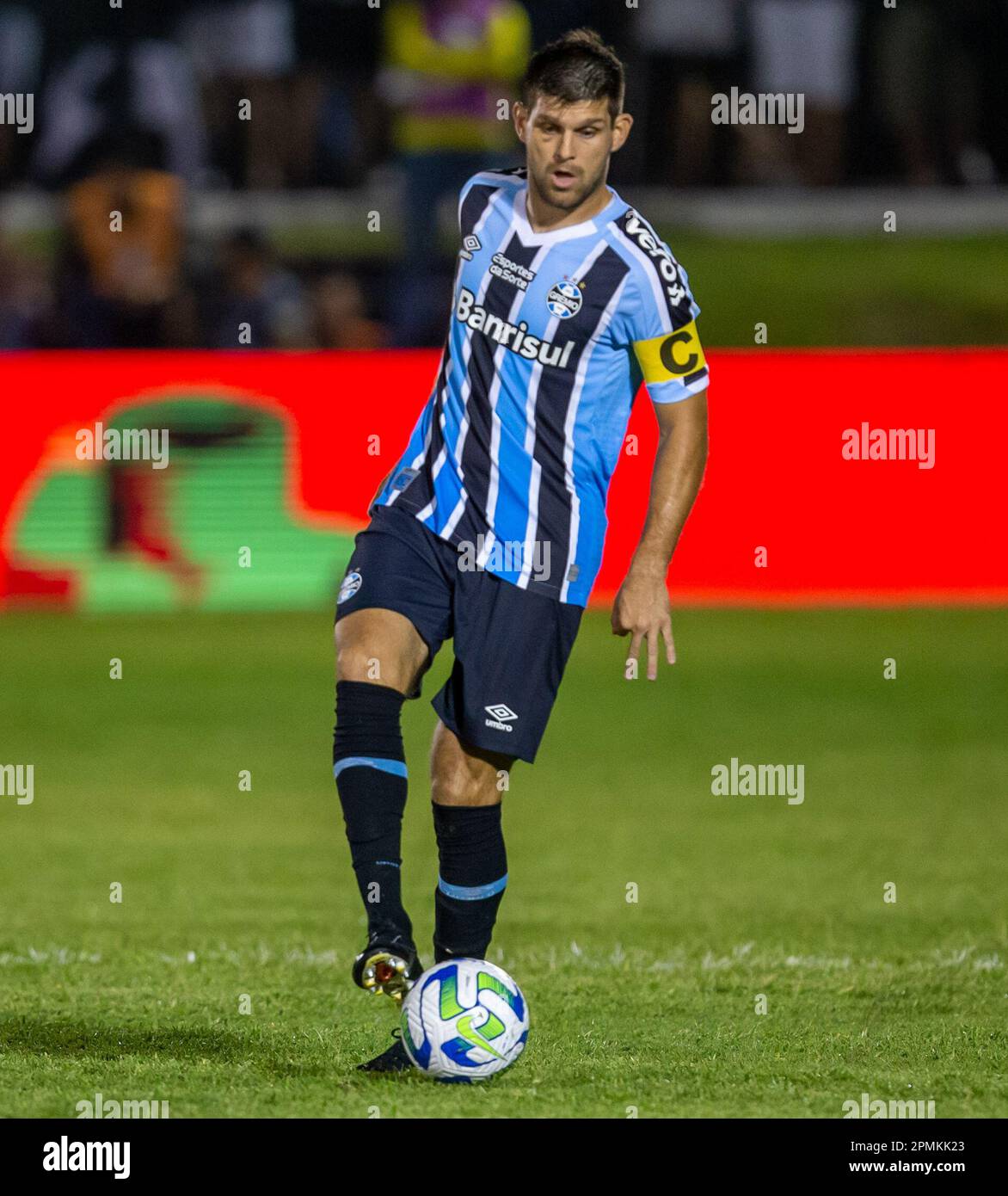 Natal, Brazil, 13th Apr, 2023. Walter Kannemann of Gremio, during the match between ABC-RN and Gremio, for the Brazil Cup 2023, at Frasqueirao Stadium, in Natal on April 13. Photo: Richard Ducker/DiaEsportivo/Alamy Live News Stock Photo