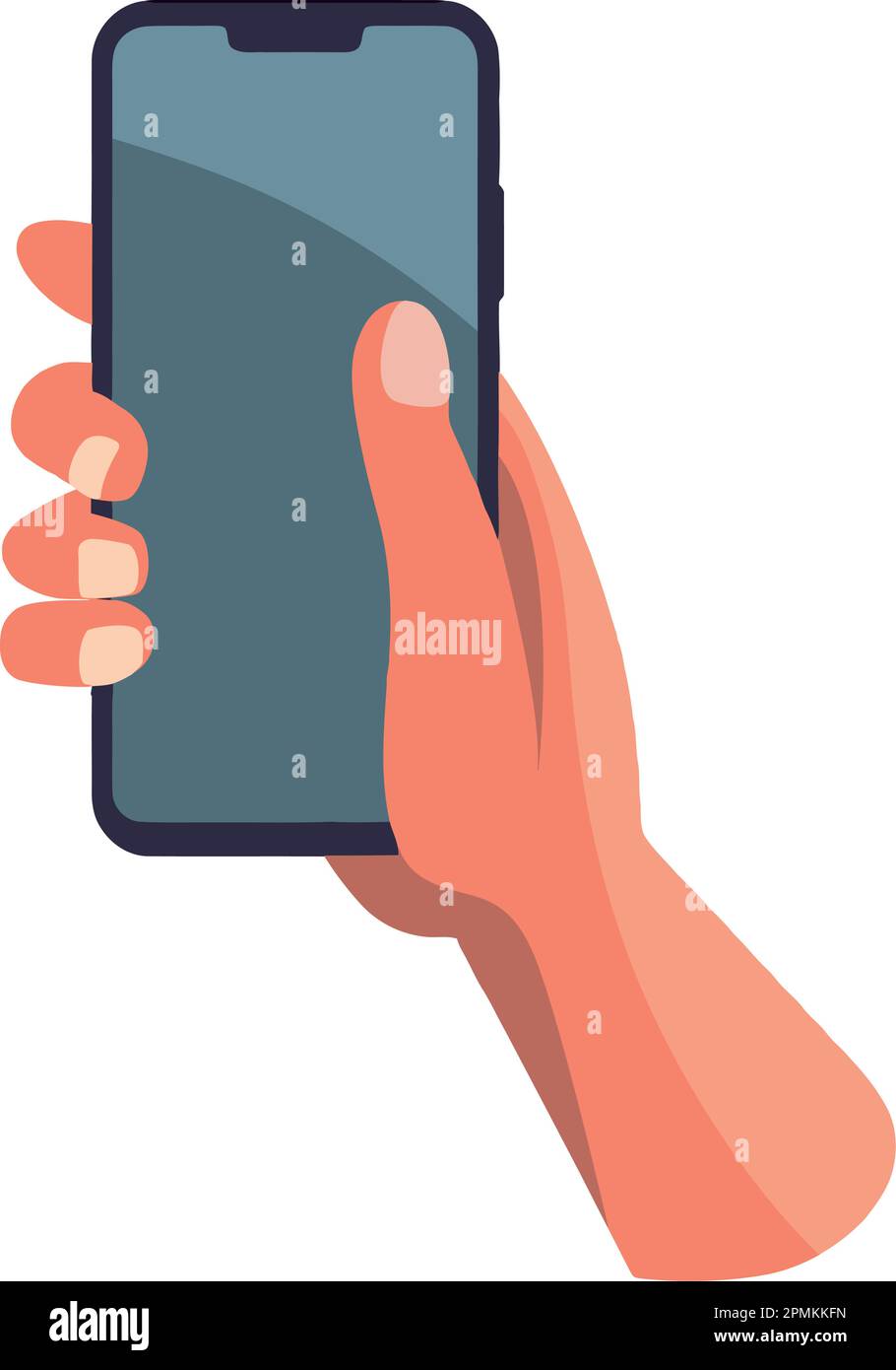 Hand holding mobile phone Stock Vector Image & Art - Alamy