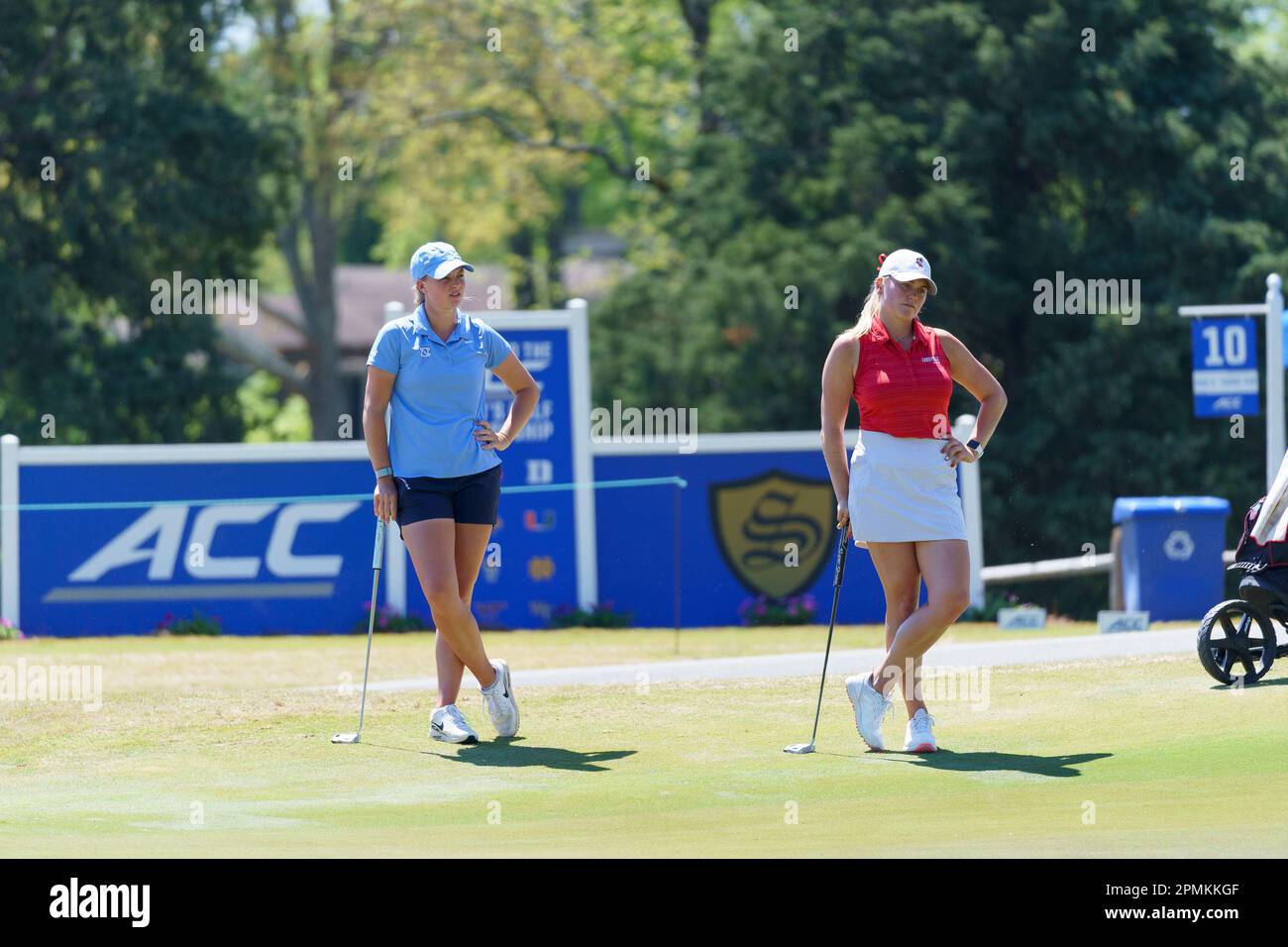 Greensboro, North Carolina, USA. 13th Apr, 2023. Louisville golfer HANA