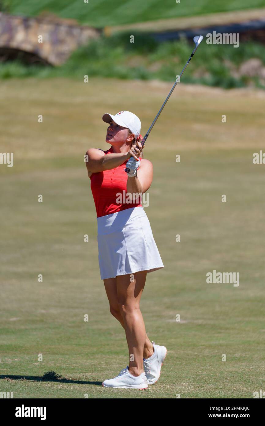 Greensboro, North Carolina, USA. 13th Apr, 2023. Louisville golfer HANA