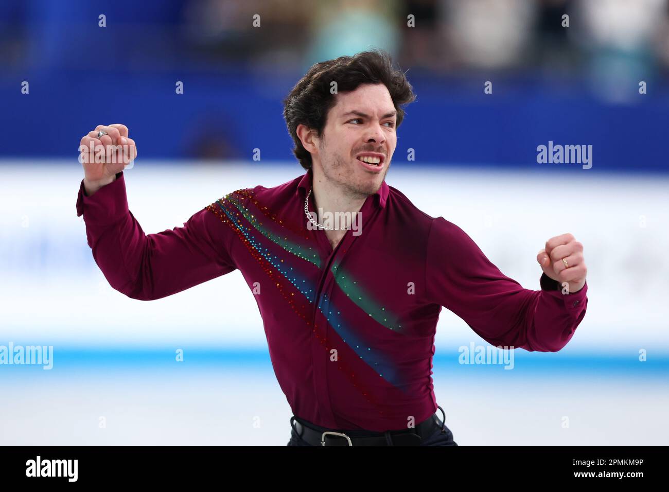 Tokyo, Japan. 13th Apr, 2023. Keegan Messing (CAN) Figure Skating ISU World Team Trophy in