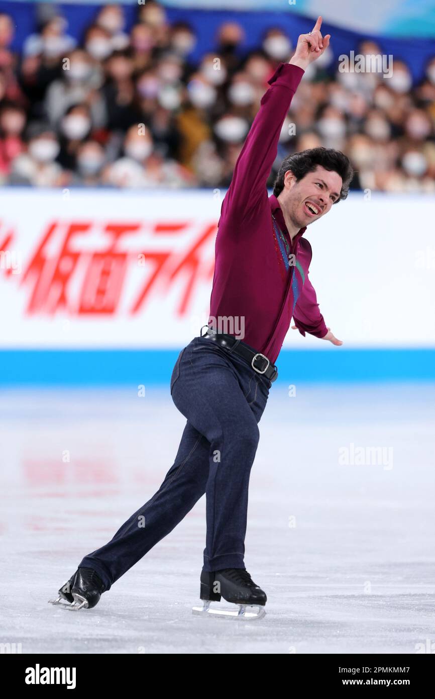 Tokyo, Japan. 13th Apr, 2023. Keegan Messing (CAN) Figure Skating ISU