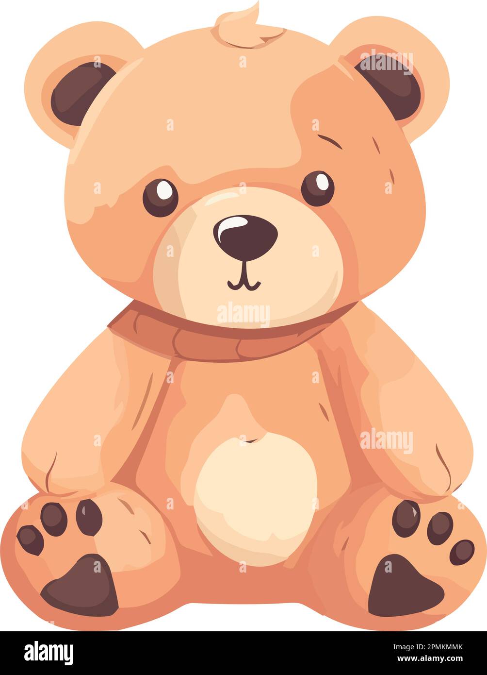 Cute teddy bear toy sitting Stock Vector Image & Art - Alamy