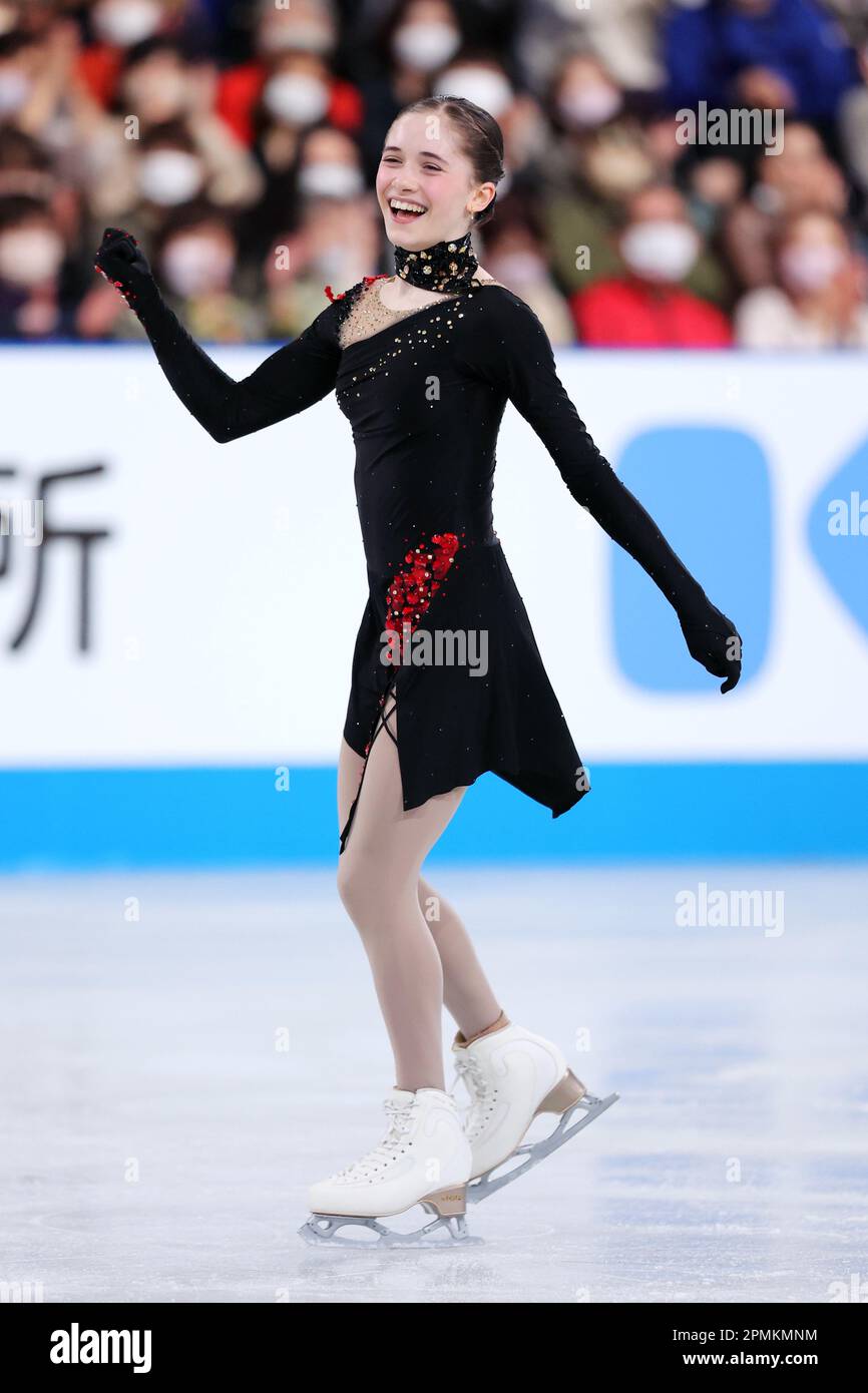 Tokyo, Japan. 13th Apr, 2023. Isabeau Levito (USA) Figure Skating ISU