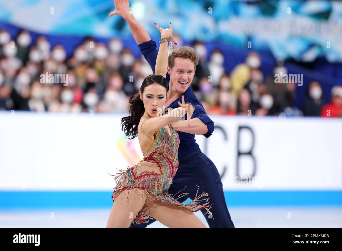 Tokyo, Japan. 13th Apr, 2023. Madison Chock & Evan Bates (USA) Figure