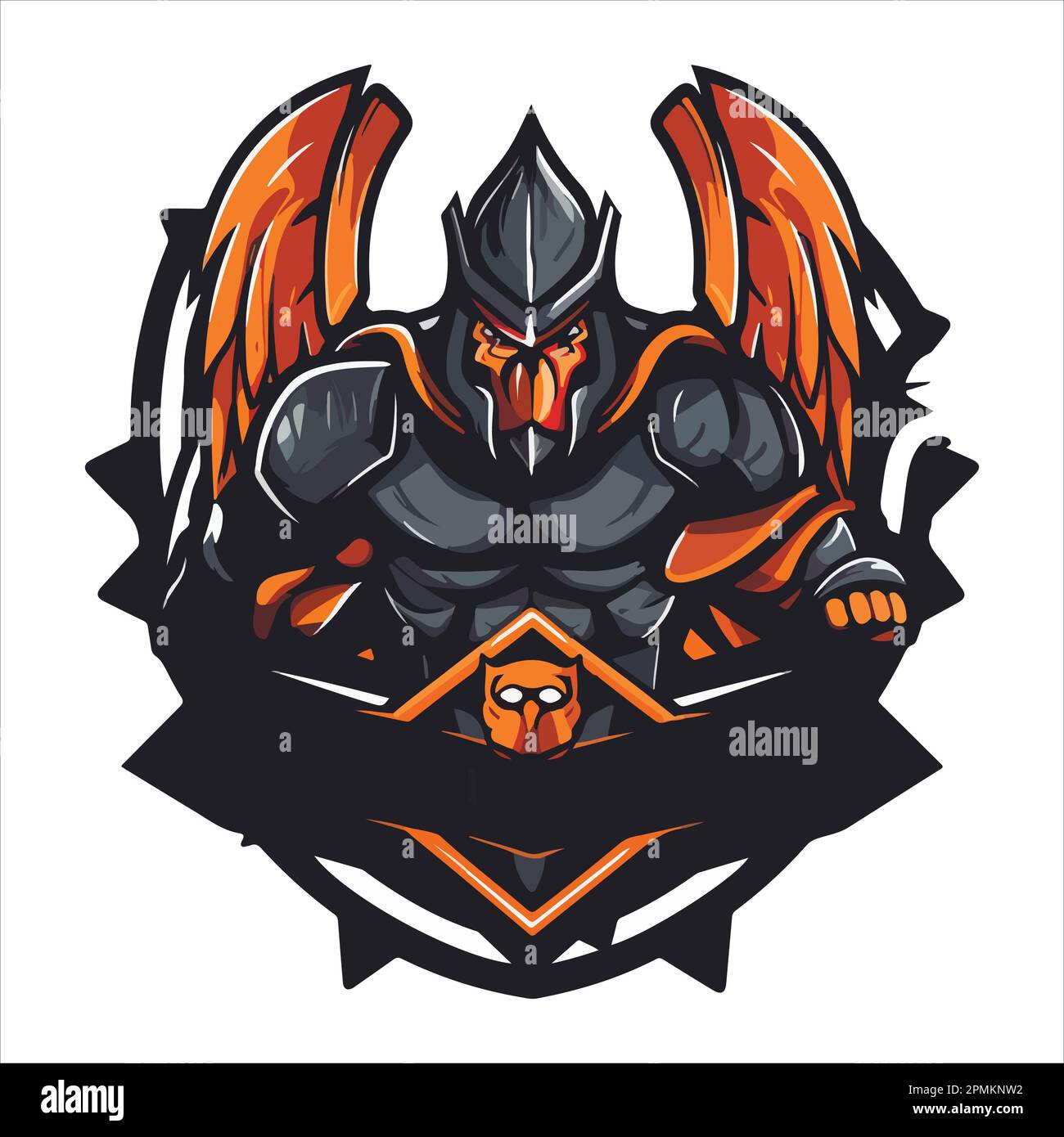 Gladiator logo design. Spartan Warrior sport team symbol. Eps10 vector  illustration for print Stock Vector Image & Art - Alamy