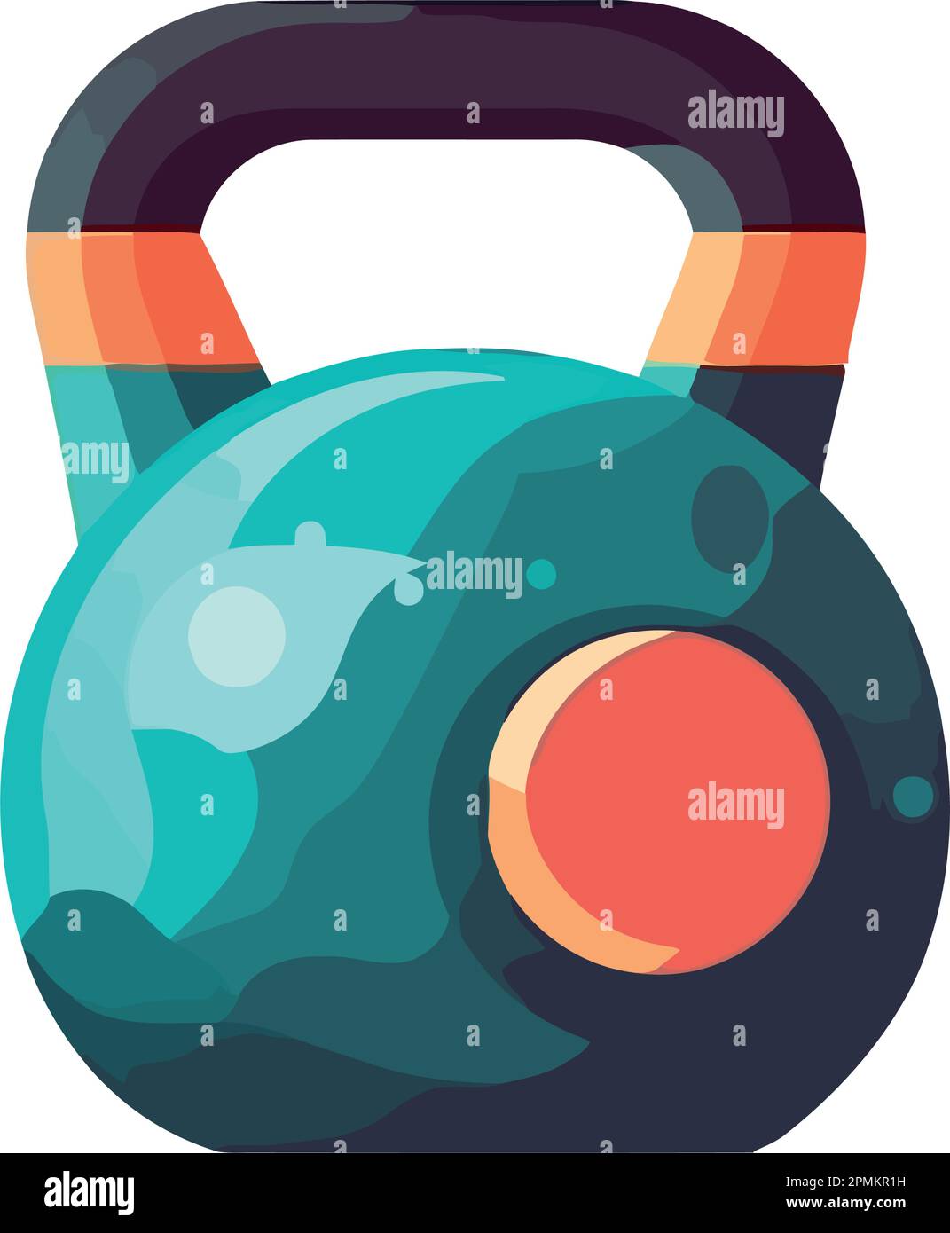 kettlebell isolated on white background Stock Vector Image & Art - Alamy