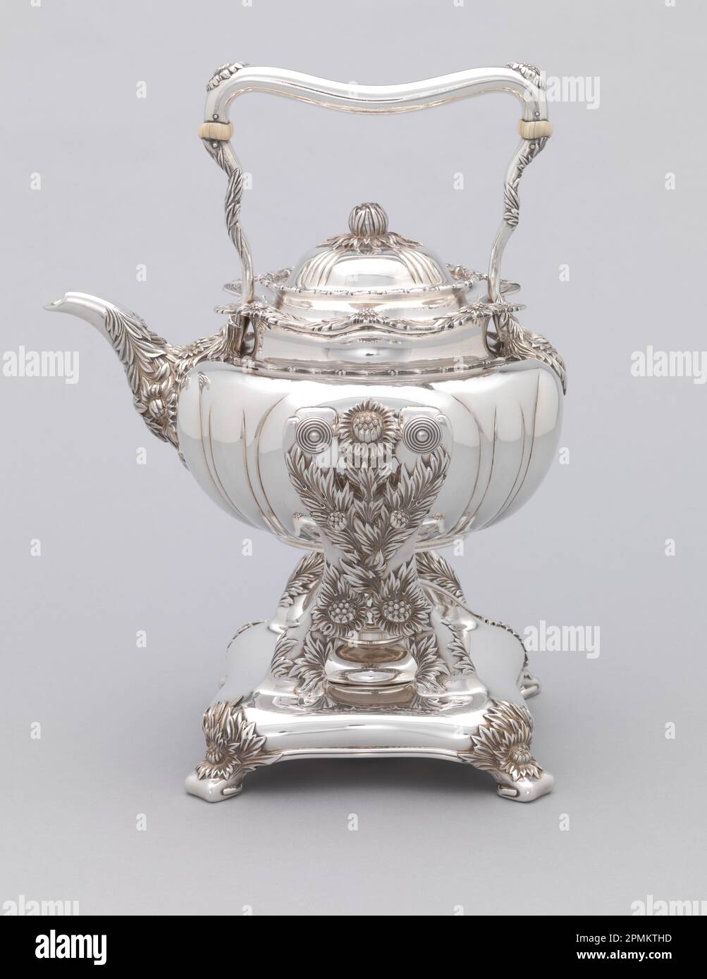 Chrysanthemum Kettle On Stand 1891 1902 Manufactured By Tiffany And chrysanthemum-kettle-on-stand-1891-1902-manufactured-by-tiffany-and