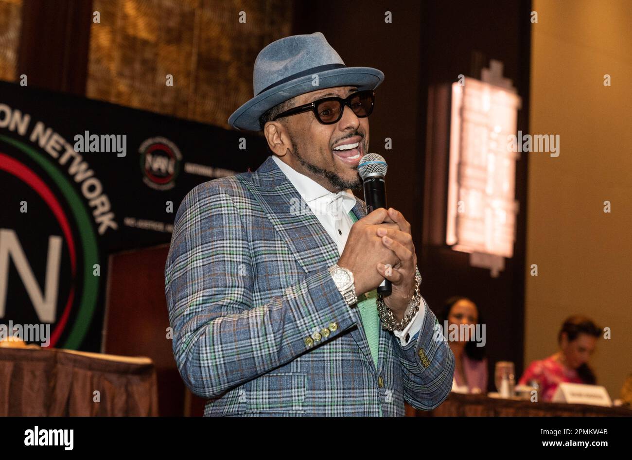Al B. Sure performs during Women Empowerment Luncheon at NAN 2023 convention day 2 at Sheraton