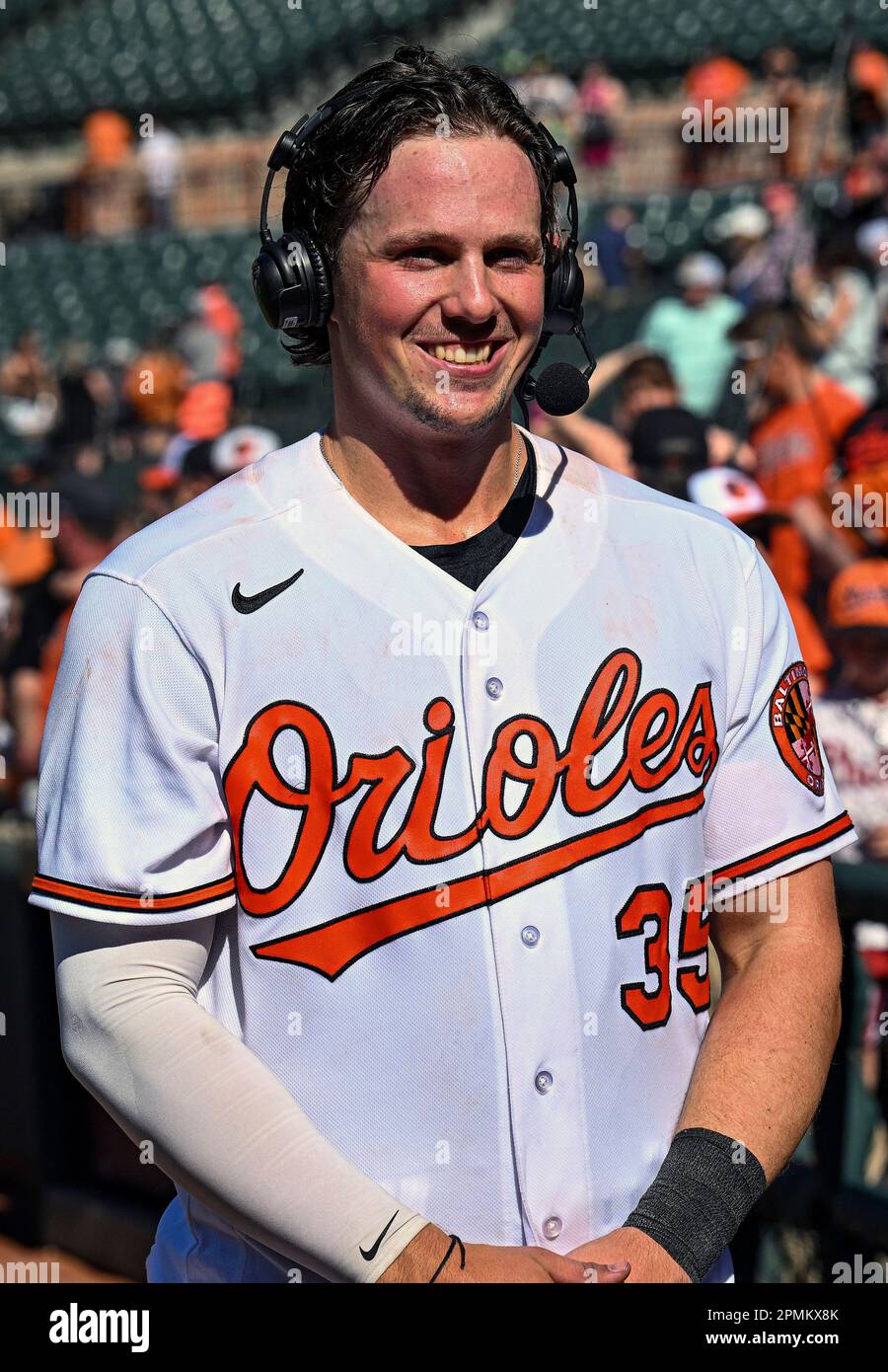 Baltimore Orioles catcher Adley Rutschman hits walk-off home-run