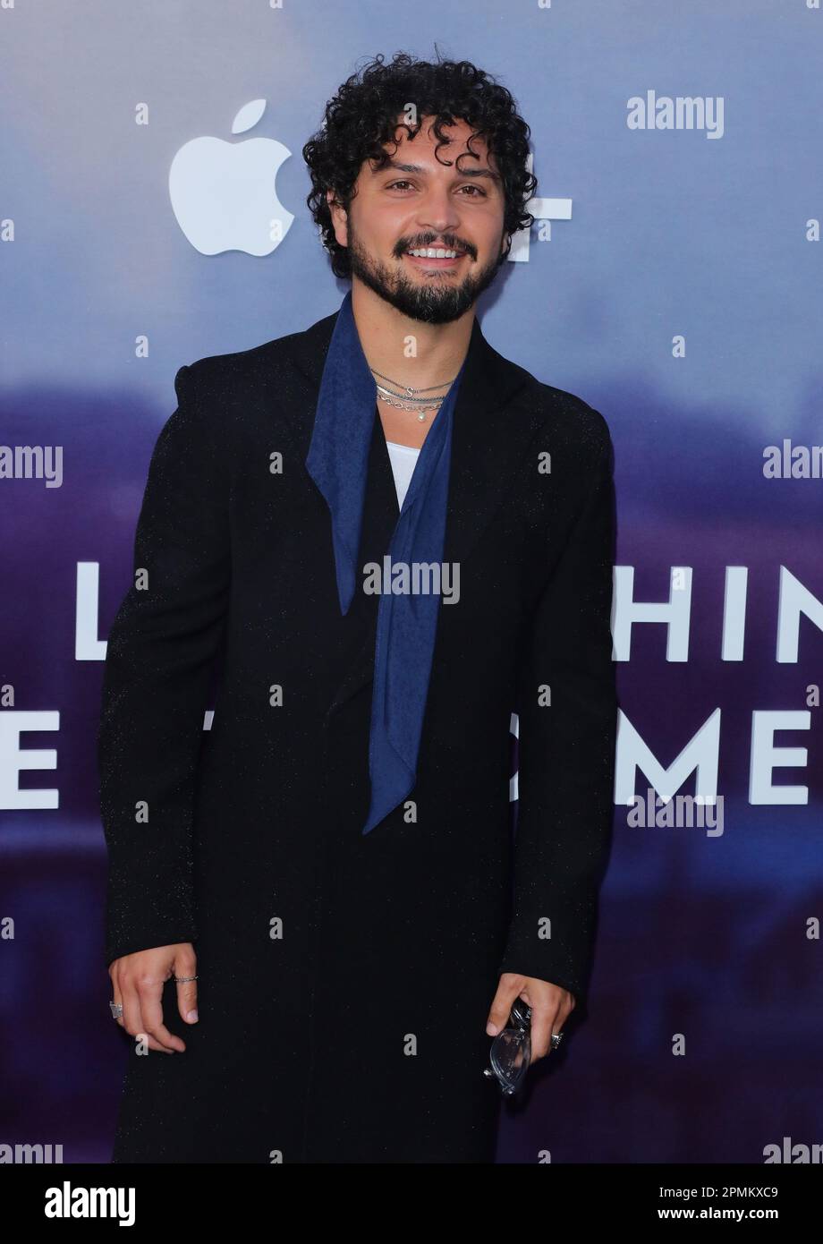 Westwood, USA. 13th Apr, 2023. Augusto Aguilera arrives at The premiere of Apple Original Series The Last Thing He Told Me held at The Bruin Regency Theater in Westwood, CA on Thursday, April 13, 2023 . (Photo By Juan Pablo Rico/Sipa USA) Credit: Sipa USA/Alamy Live News Stock Photo