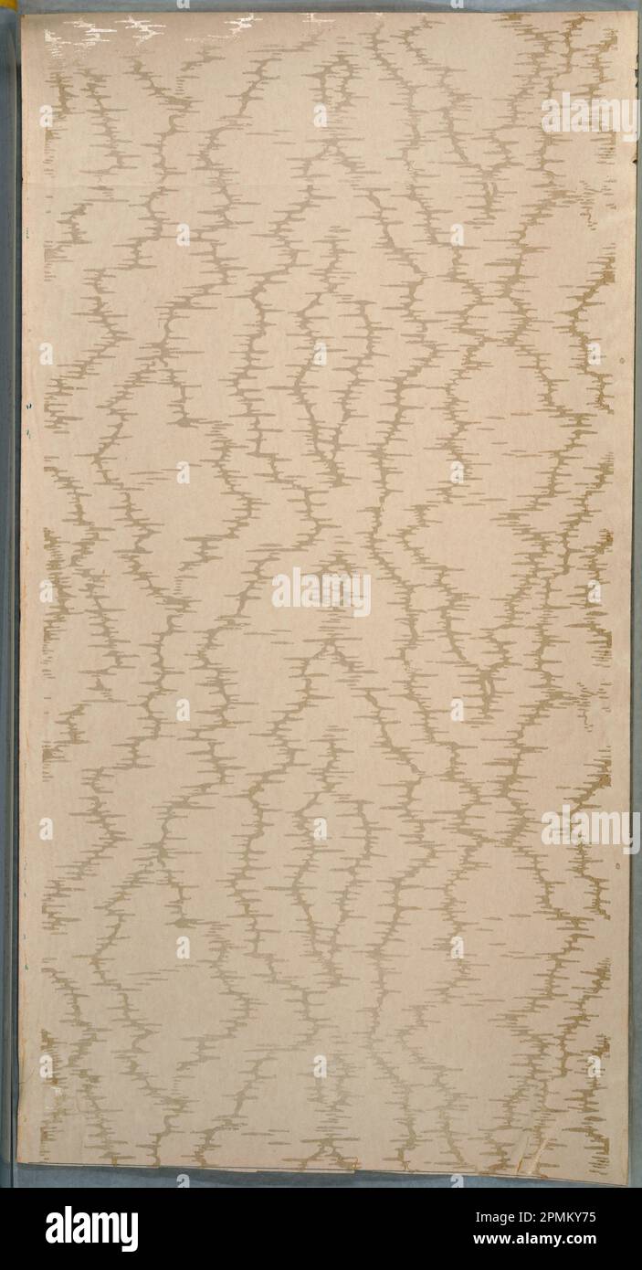 Ceiling Paper (USA); machineprinted paper, liquid mica; 92 x 48.5 cm