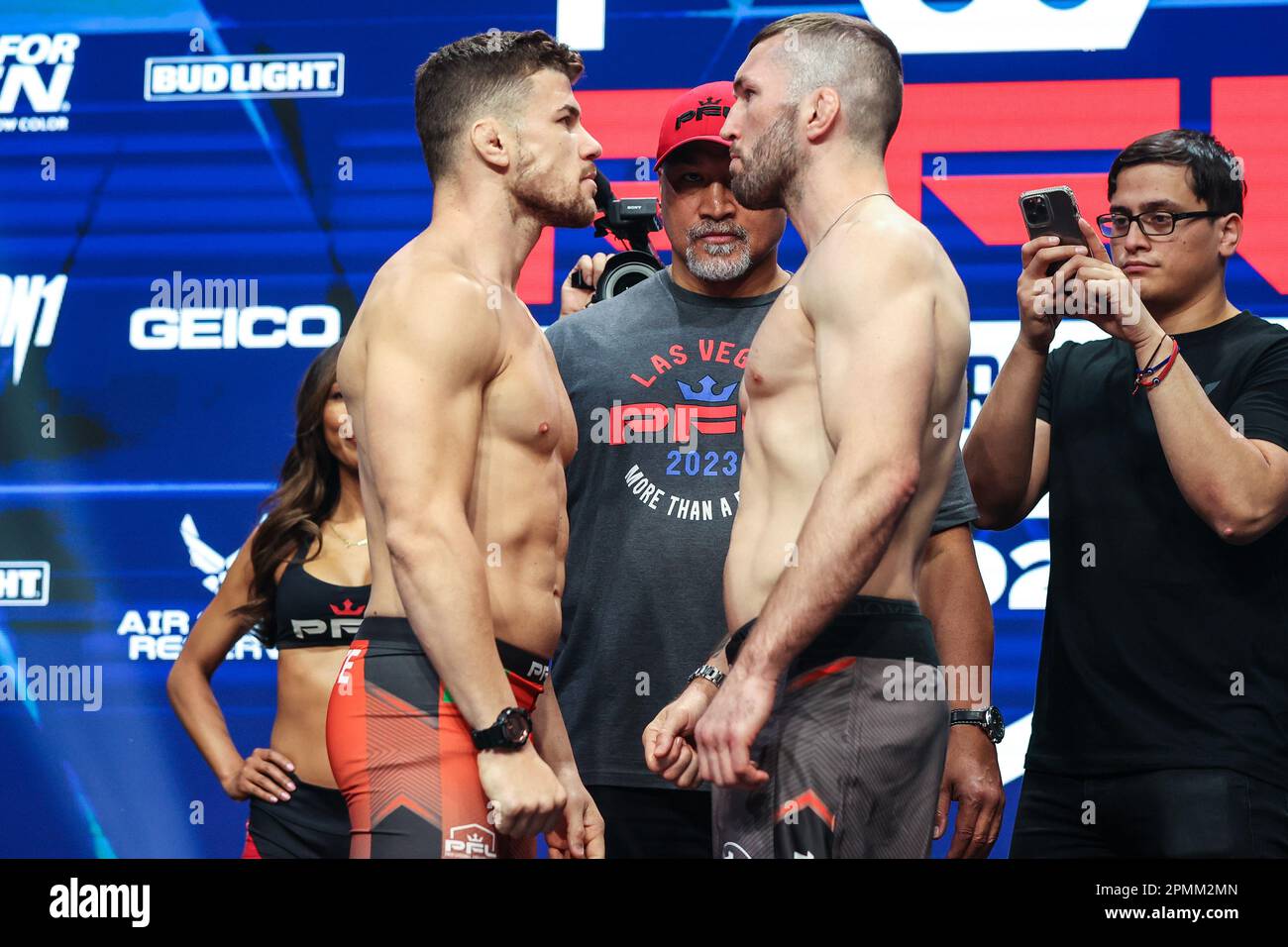 April 13, 2023 (LR) Lightweights Natan Schulte and Stevie Ray face