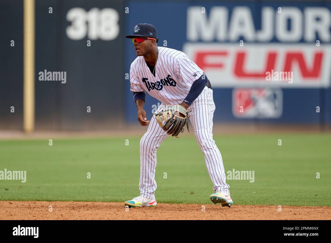 Dunedin Blue Jays Jaden Rudd (3) leads off during an MiLB Florida State  League baseball game against the Tampa Tarpons on April 13, 2023 at TD  Ballpark in Dunedin, Florida. (Mike Janes/Four