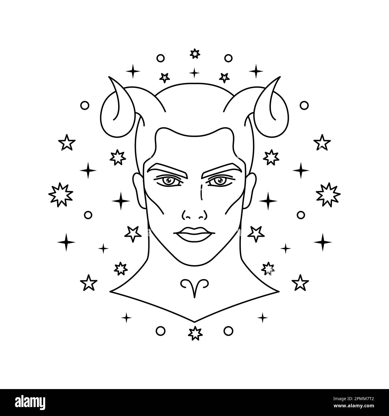 Aries zodiac sign Stock Vector Image & Art Alamy