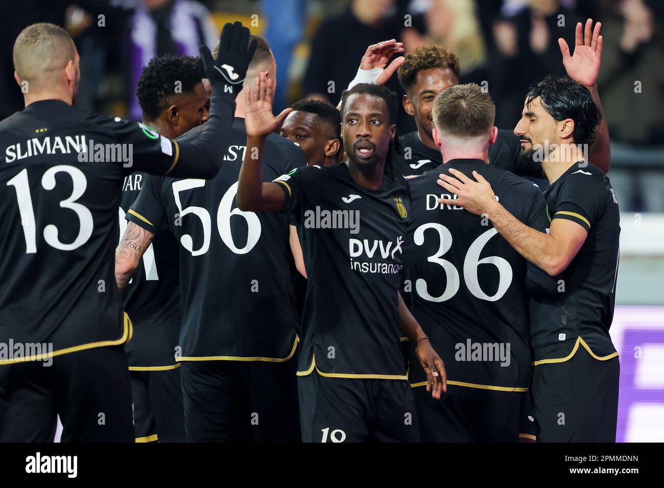 Anderlecht's Islam Slimani pictured during a soccer match between