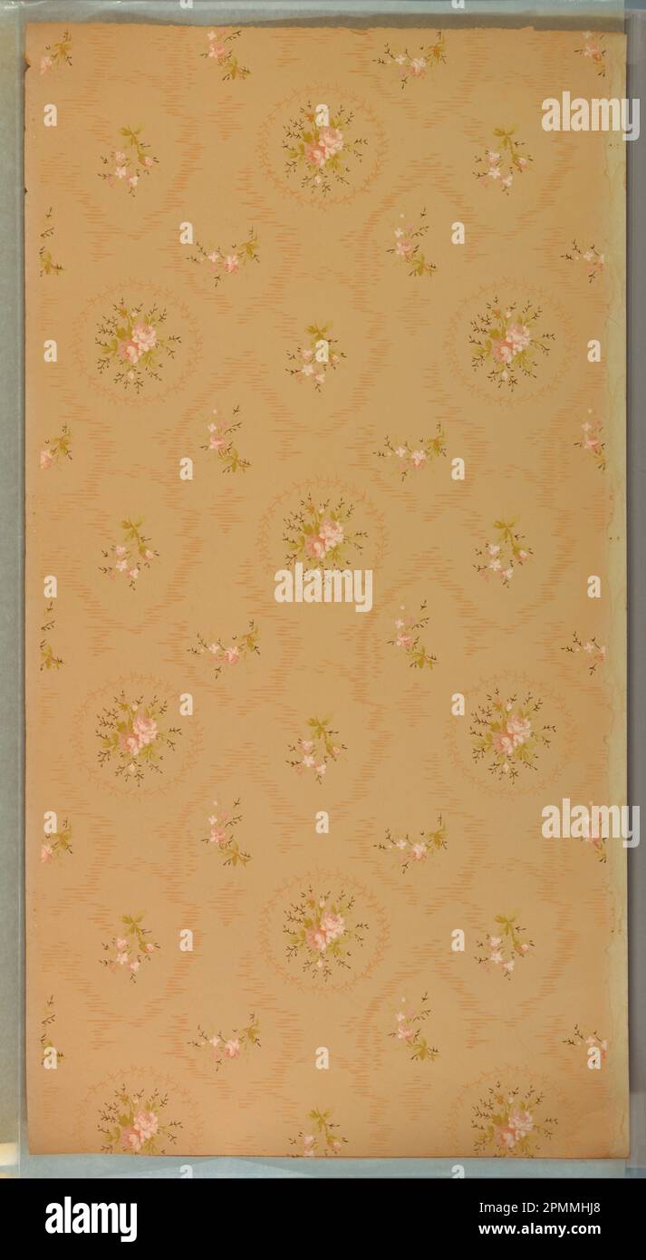 Ceiling Paper (USA); machineprinted paper, liquid mica; 91.5 x 48 cm