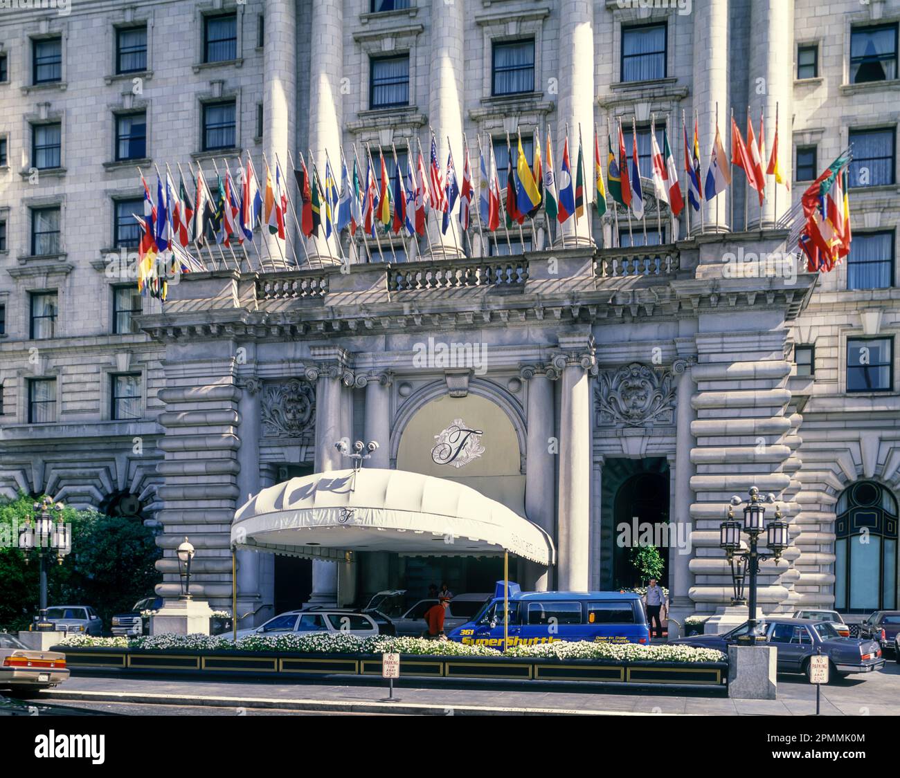 1992 HISTORICAL ENTRANCE FAIRMONT HOTEL (©JAMES W & MERRIT J REID 1903 ...