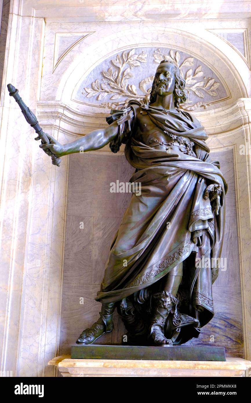 Statue of Philippo IV in Santa Maria Maggiore basilica in Rome Italy Stock Photo