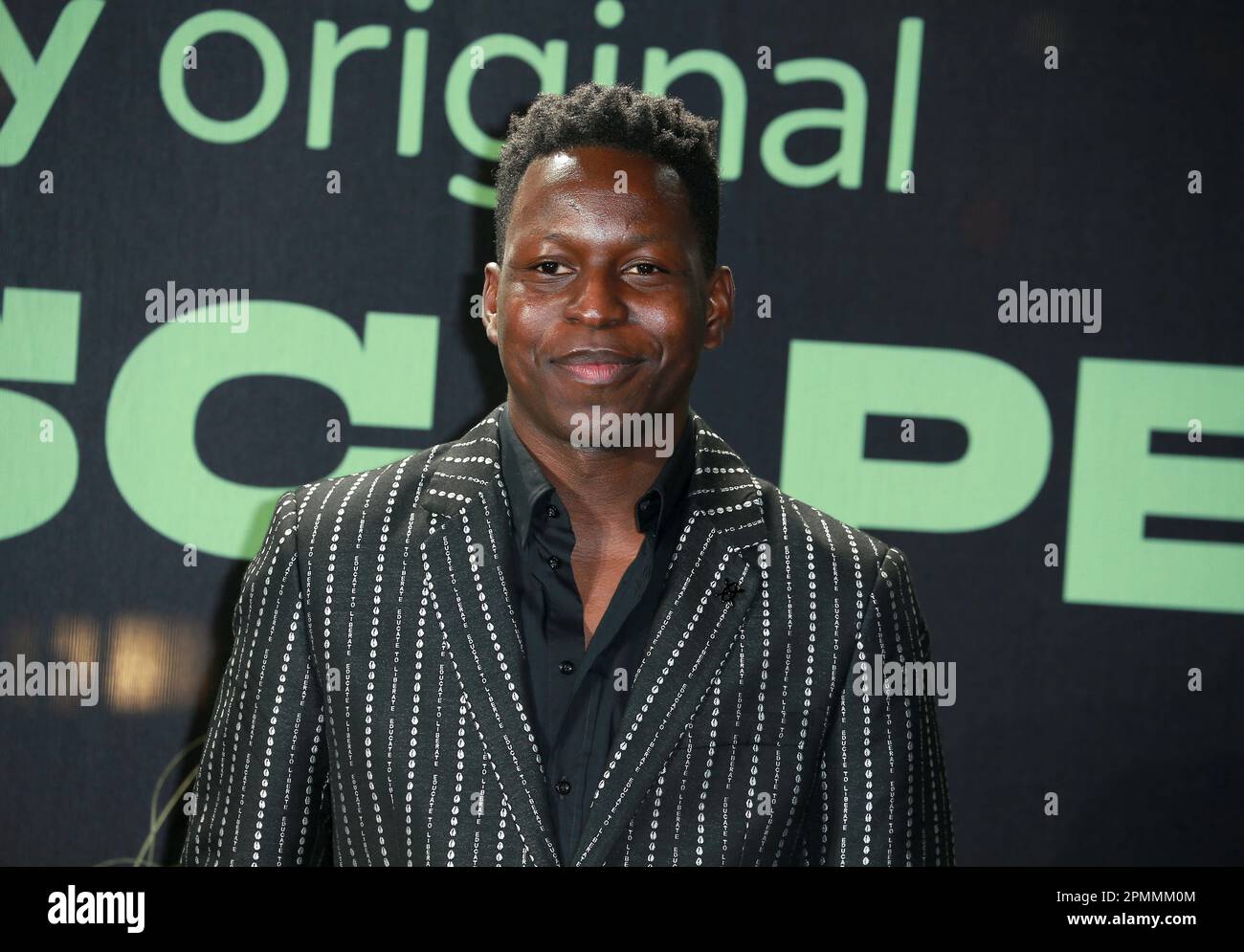 Toheeb Jimoh attends The "Landscapers" UK Premiere at Queen Elizabeth