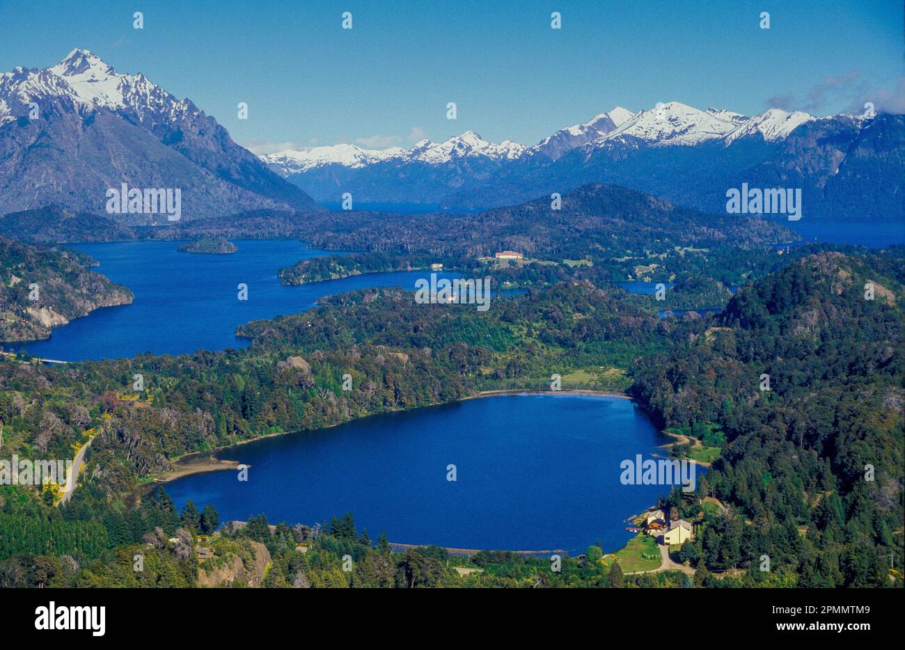 Argentina, Bariloche region. Lake district and Andes mountains Stock