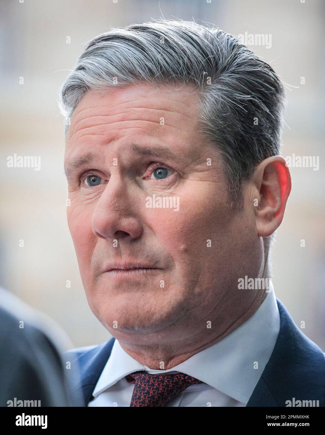 Sir keir starmer, mp, leader of the labour party, close up, face ...