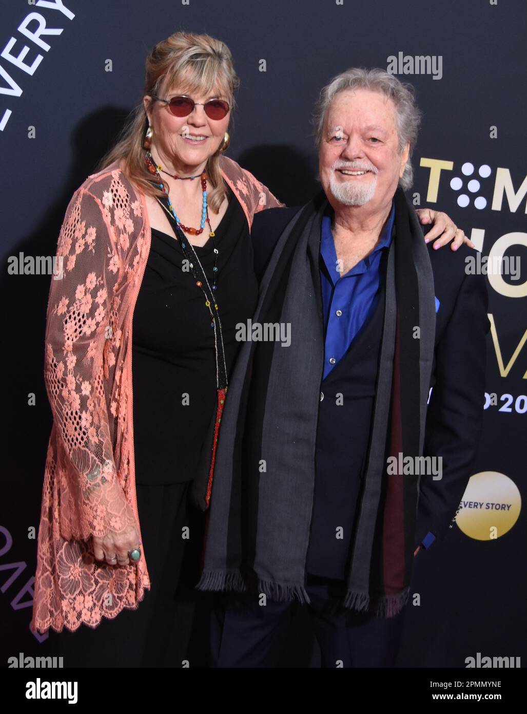 Los Angeles, California, USA 13th April 2023 Actor Russ Tamblyn and wife  Bonnie Murray Tamblyn attend Opening Night of 2023 TCM Classic Film  Festival at TCL Chinese Theatre on April 13, 2023