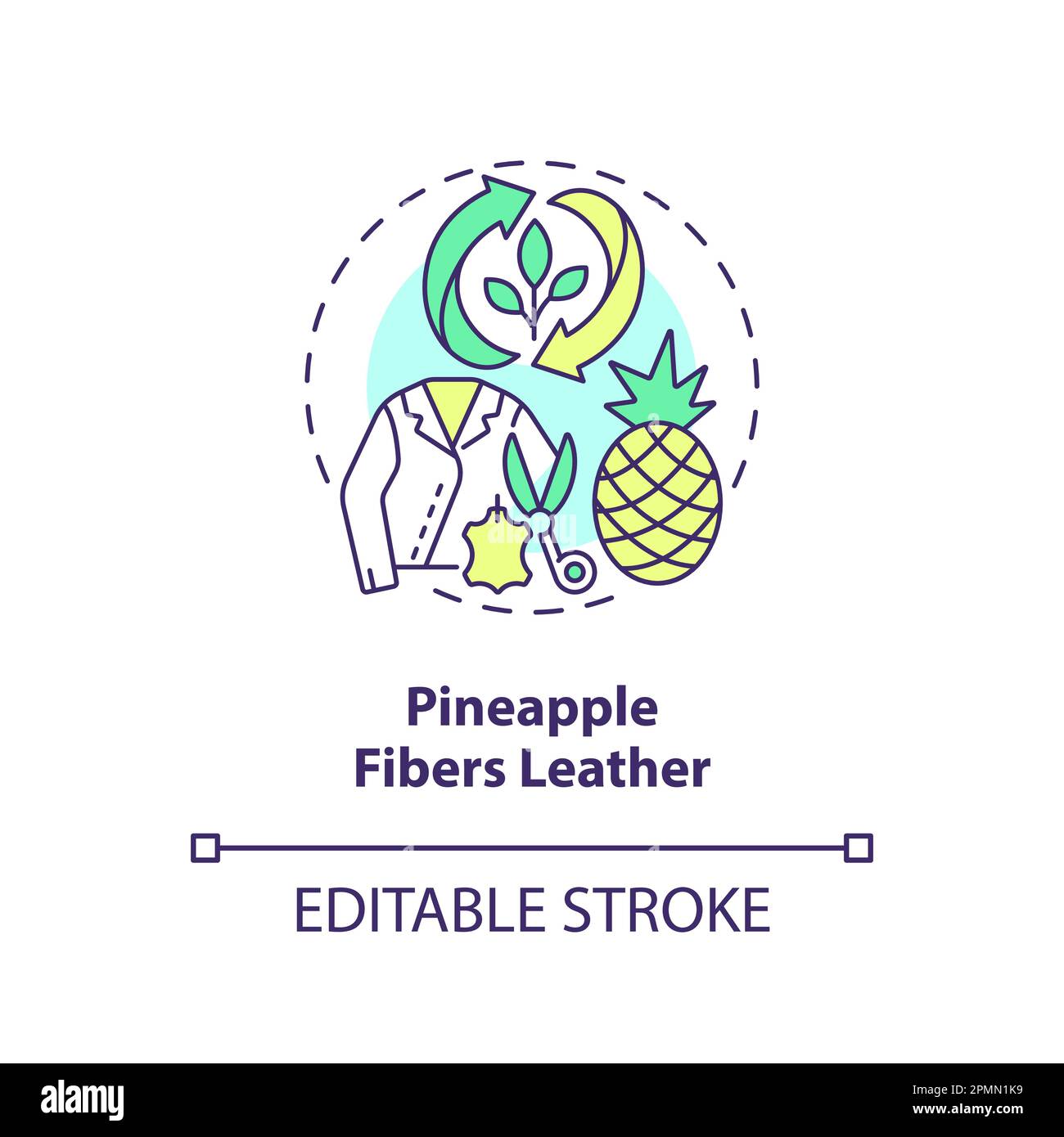 Pineapple Fibers Leather Concept Icon Stock Vector Image Art Alamy pineapple-fibers-leather-concept-icon-stock-vector-image-art-alamy