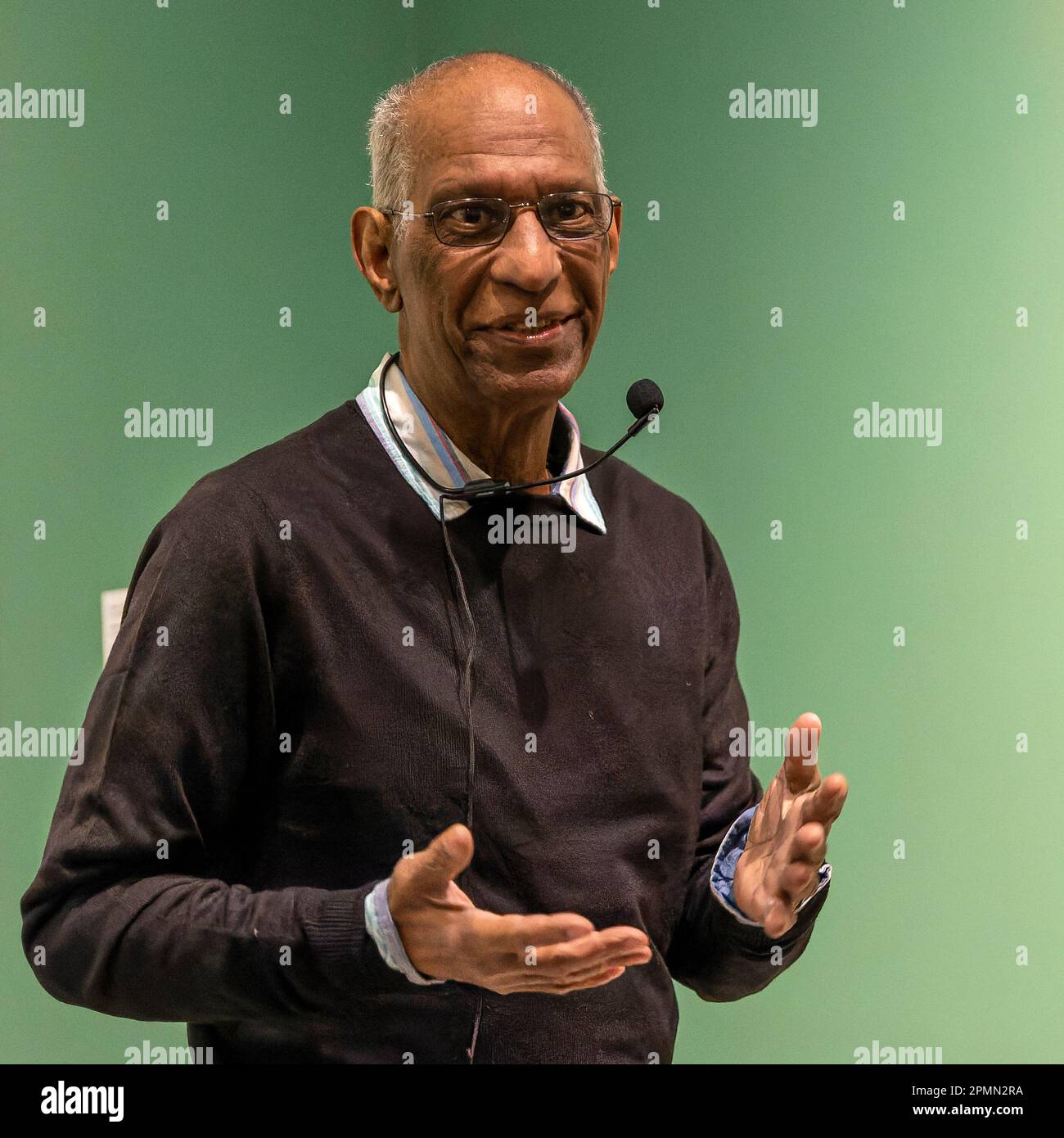 Errol Lloyd at Kettles Yard for "Paint Like the Swallow Sings Calypso