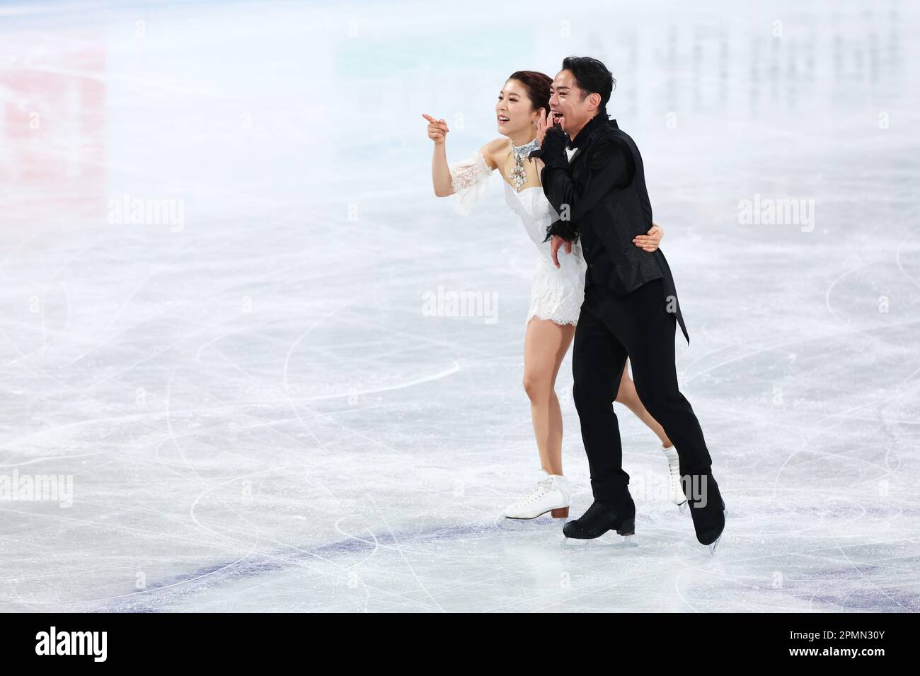 Tokyo, Japan. 14th Apr, 2023. Kana Muramoto & Daisuke Takahashi (JPN) Figure Skating ISU World