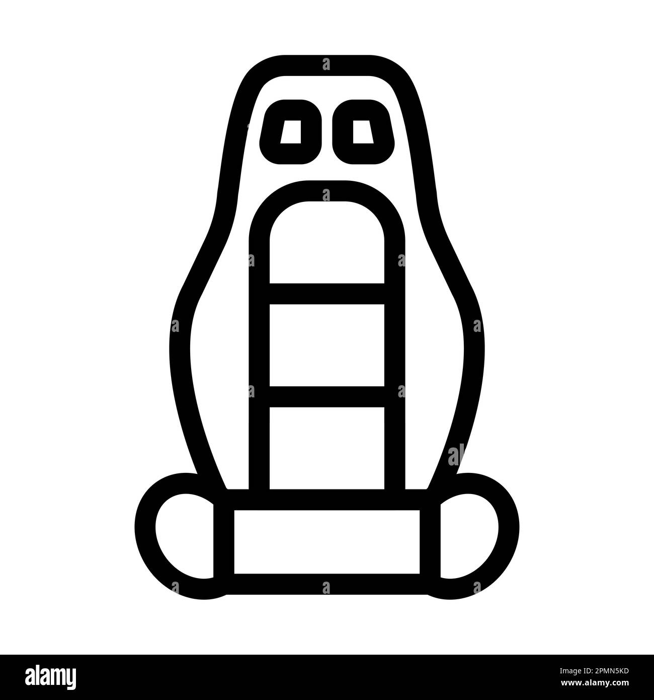 Seat Vector Thick Line Icon For Personal And Commercial Use Stock Photo ...